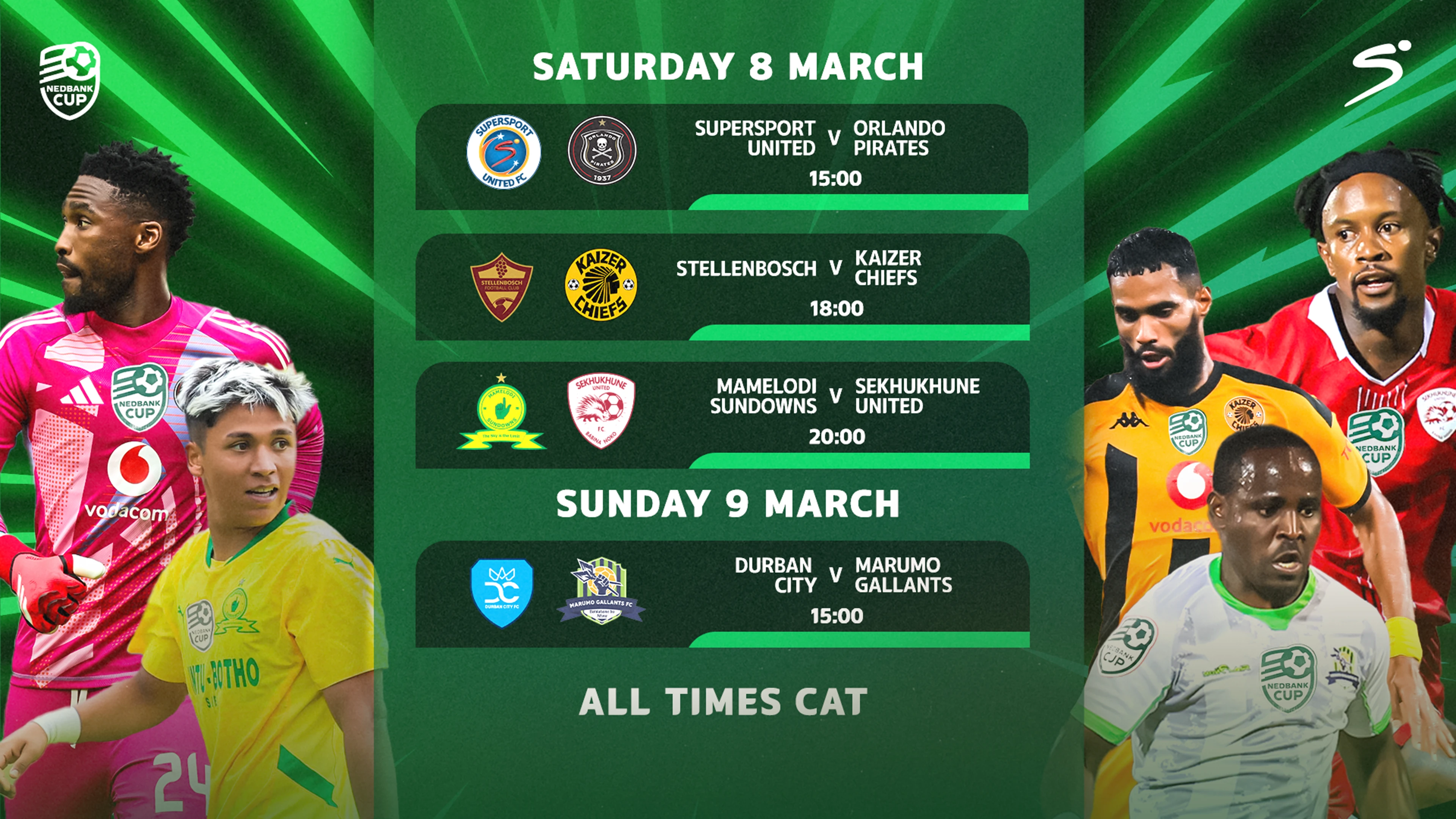 ‘Big Three’ chase Nedbank Cup progression