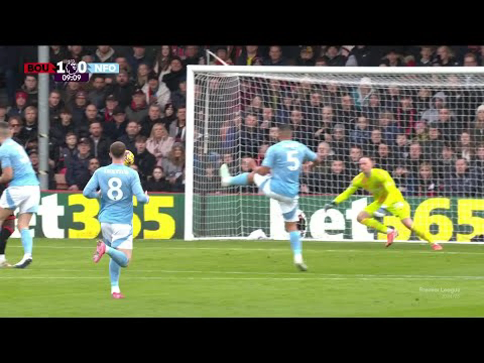 Justin Kluivert | 9ᵗʰ Minute Spectacular Goal v Nottingham Forest