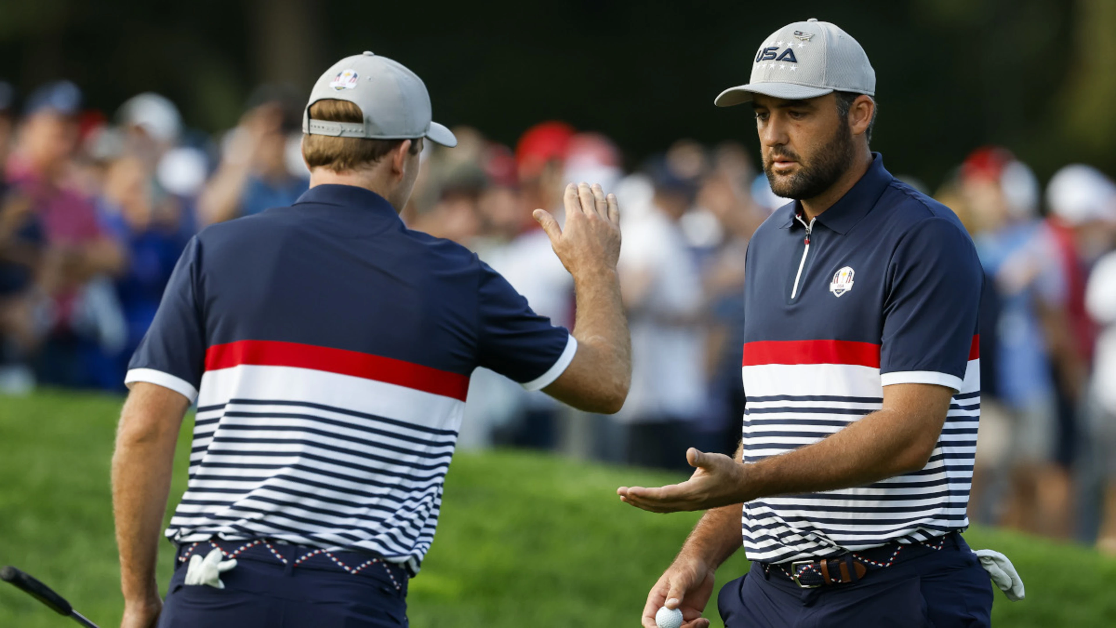 USA turns to Scheffler, DeChambeau in Saturday foursomes