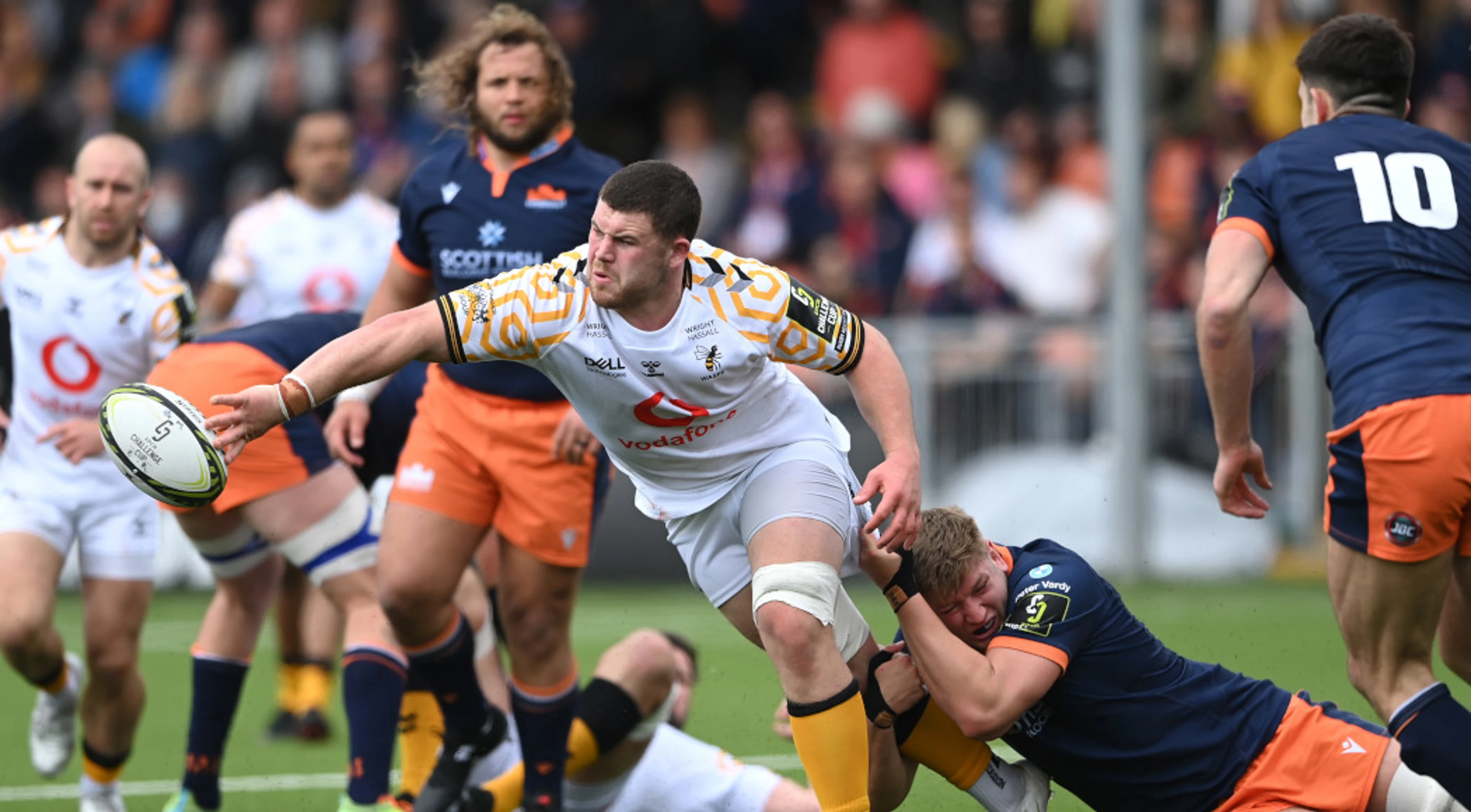 Wasps edge Edinburgh to reach last four