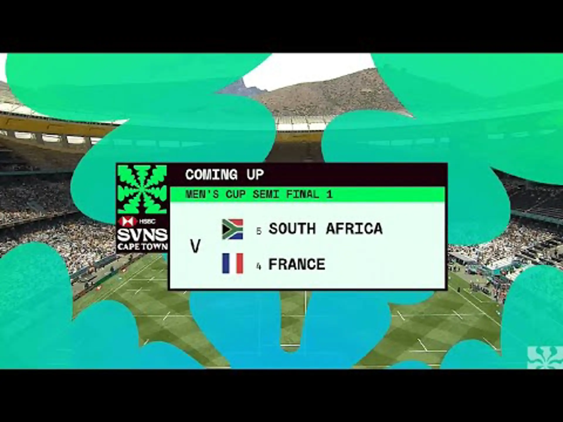 South Africa v France | Cup SF1 Highlights | World Rugby HSBC Sevens Series