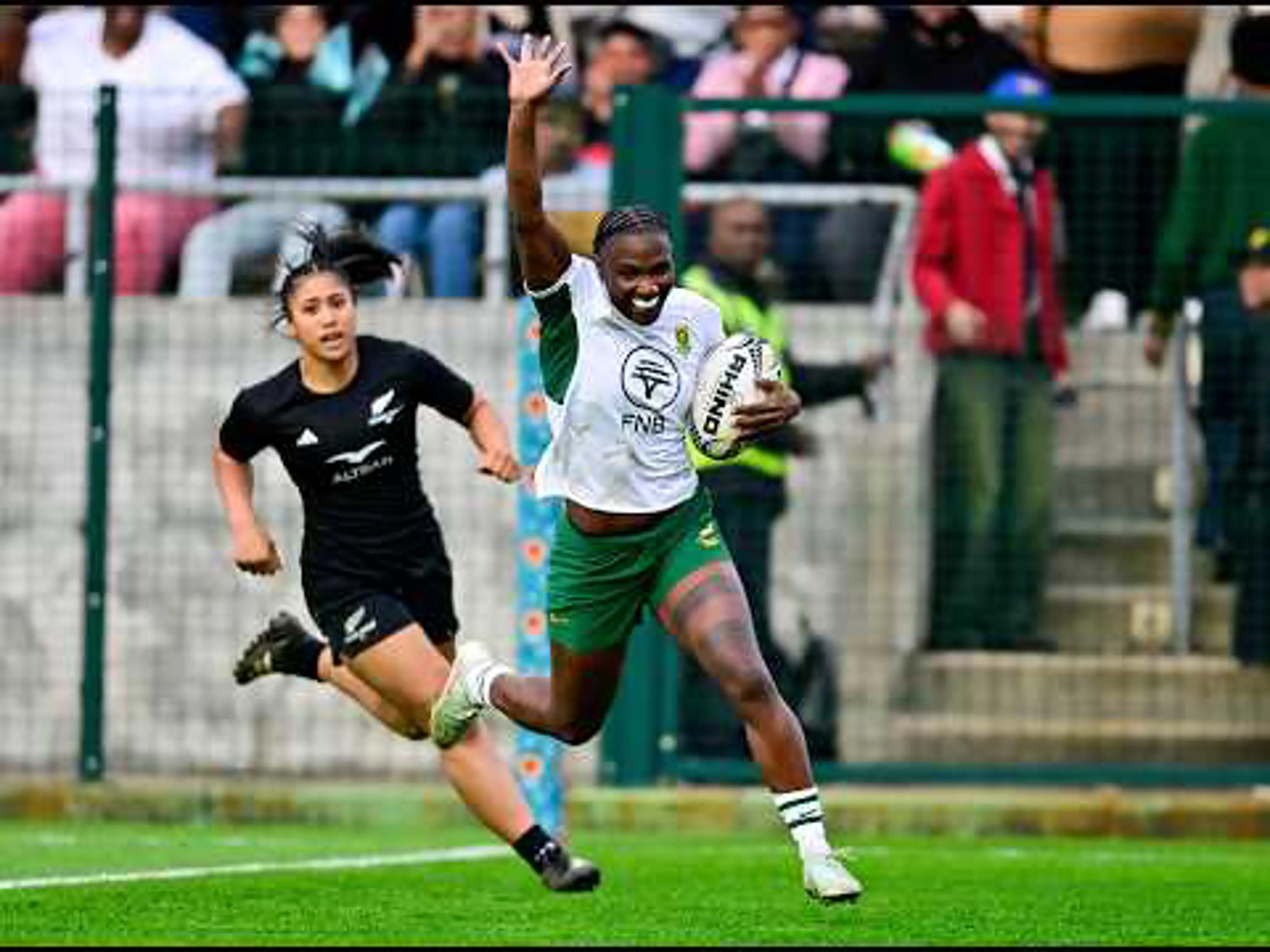Brazil v SA | Match Highlights | World Rugby HSBC Women's Sevens Series 2 Nairobi