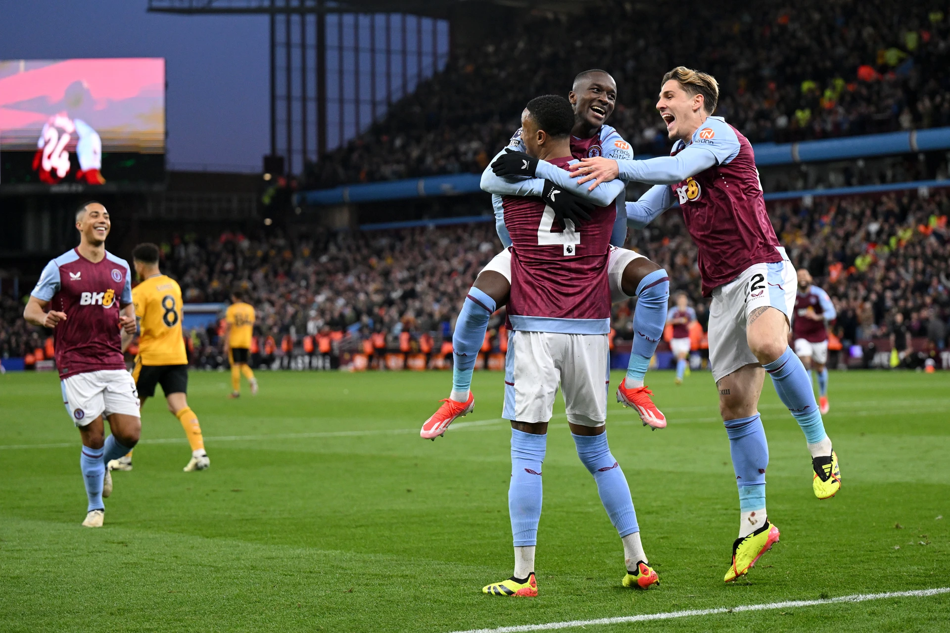 Diaby, Konsa seal win for Aston Villa over Wolves