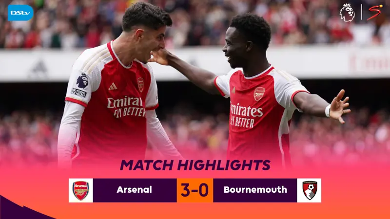 Arsenal v Bournemouth | Match in 3 Minutes | Premier League | Highlights