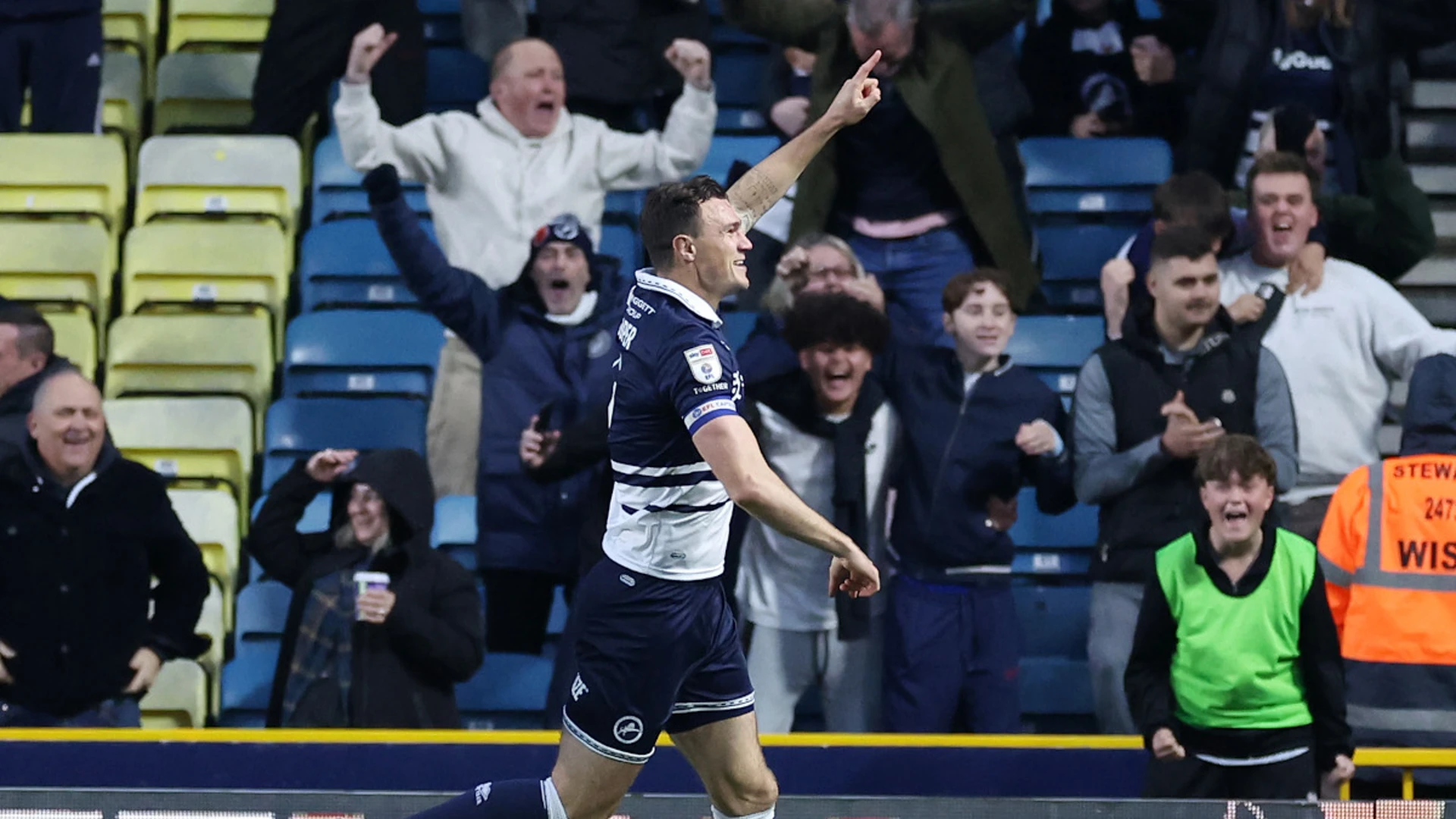 Millwall dent Burnley's promotion push