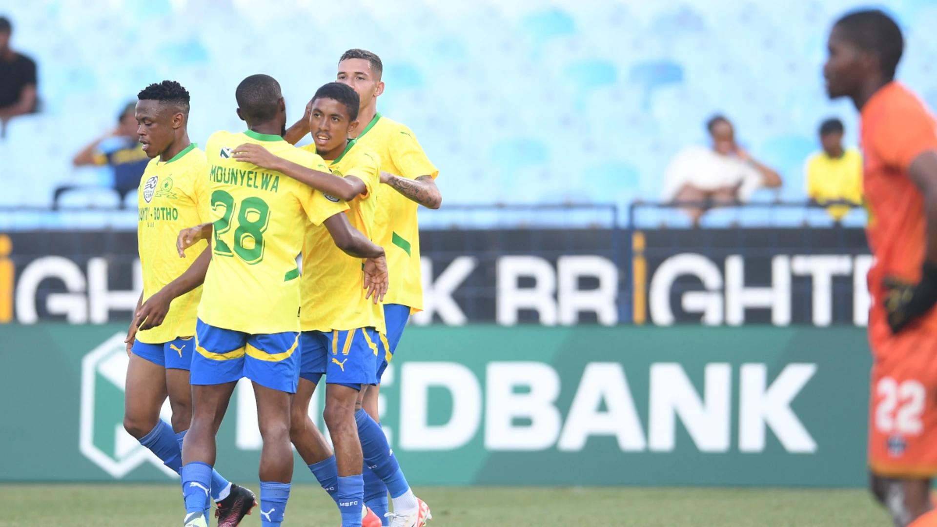 Sundowns clear first hurdle with big win over Sibanye