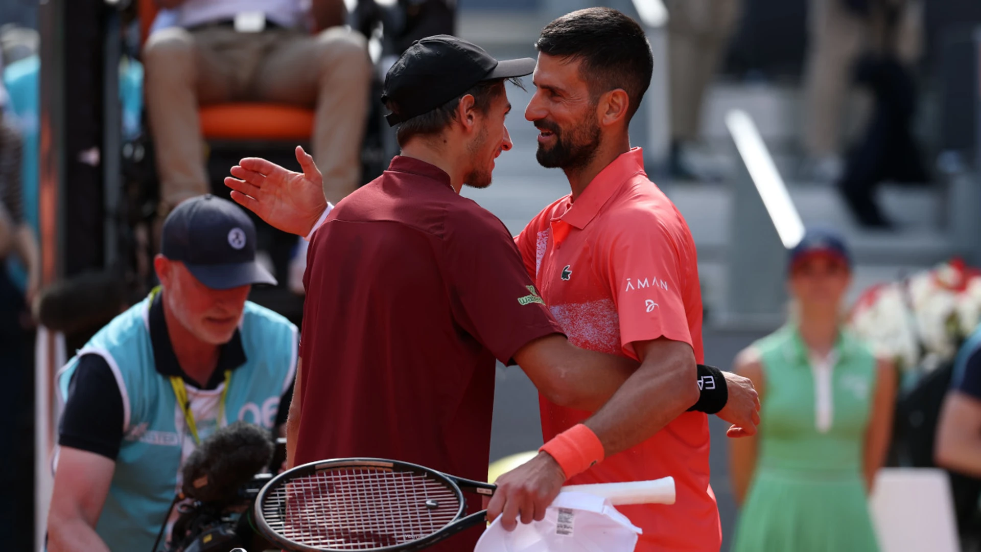 OUSTED: Djokovic crashes to nervous Arnaldi in Madrid opener