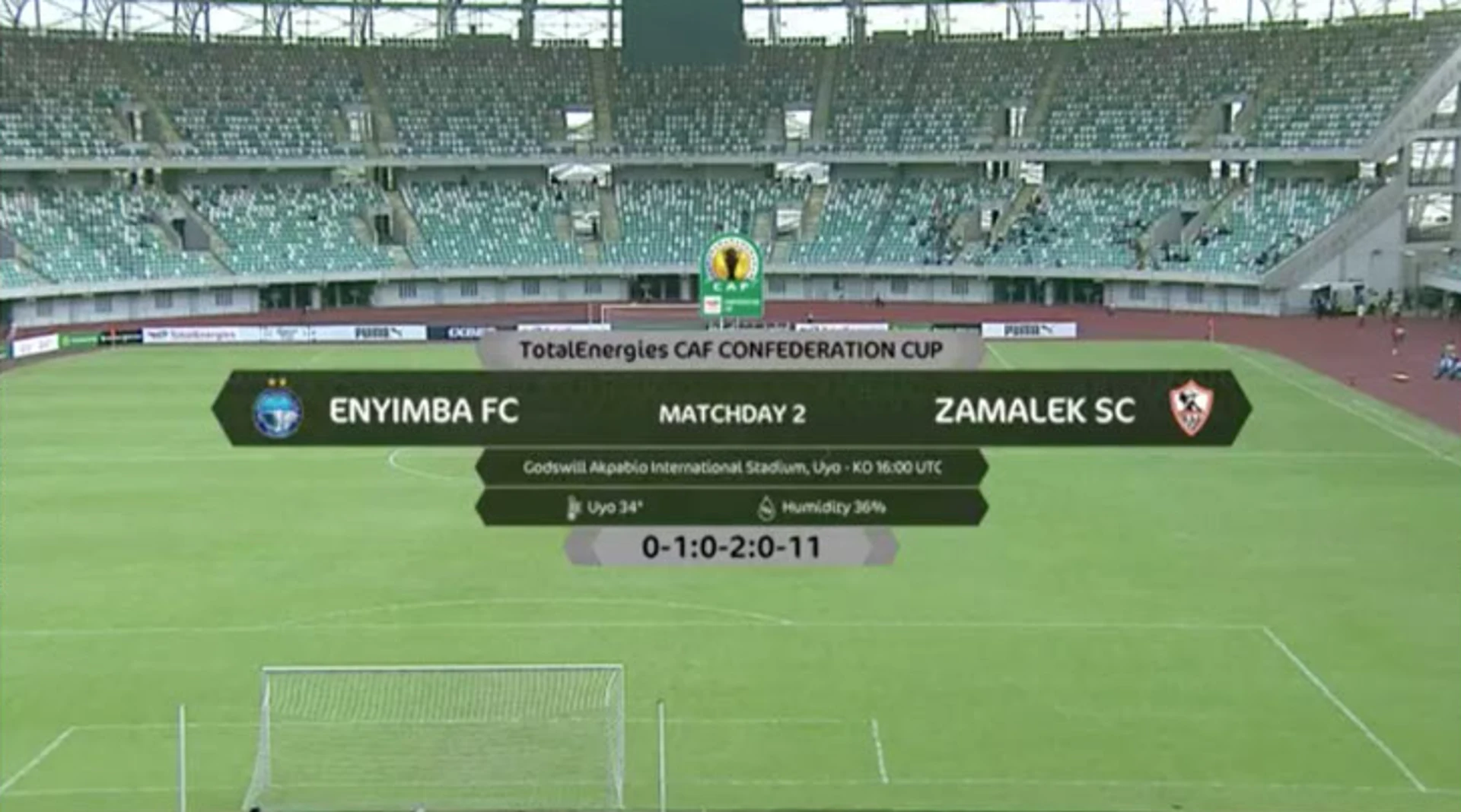 Enyimba v Zamalek | Match Highlights | CAF Confederation Cup