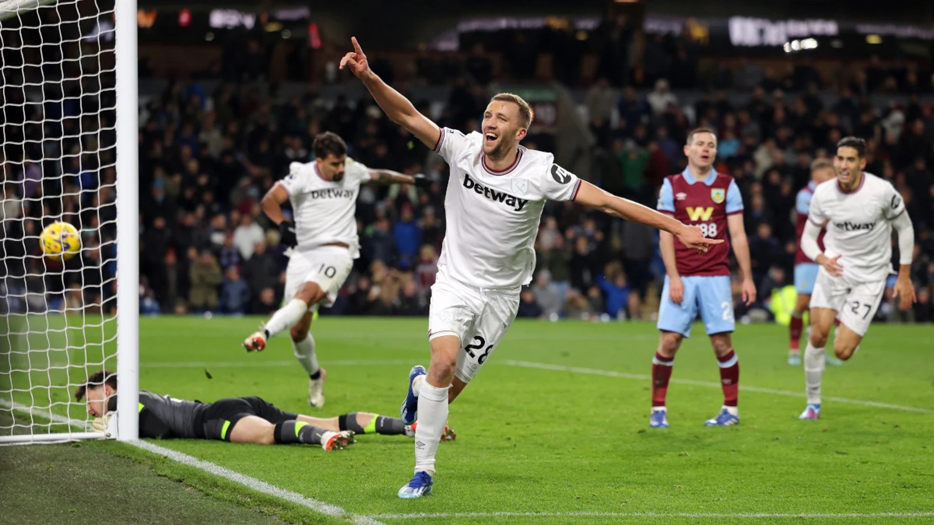 Burnley's home despair continues after defeat by West Ham