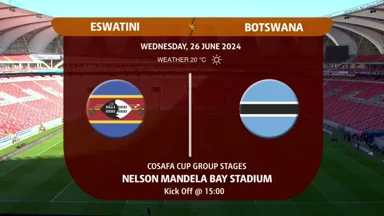 Eswatini v Botswana | Match Highlights | COSAFA Cup - Group A | SuperSport