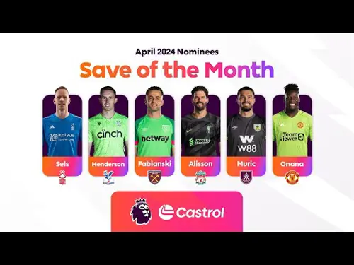 Save of the Month nominees for April! | Premier League