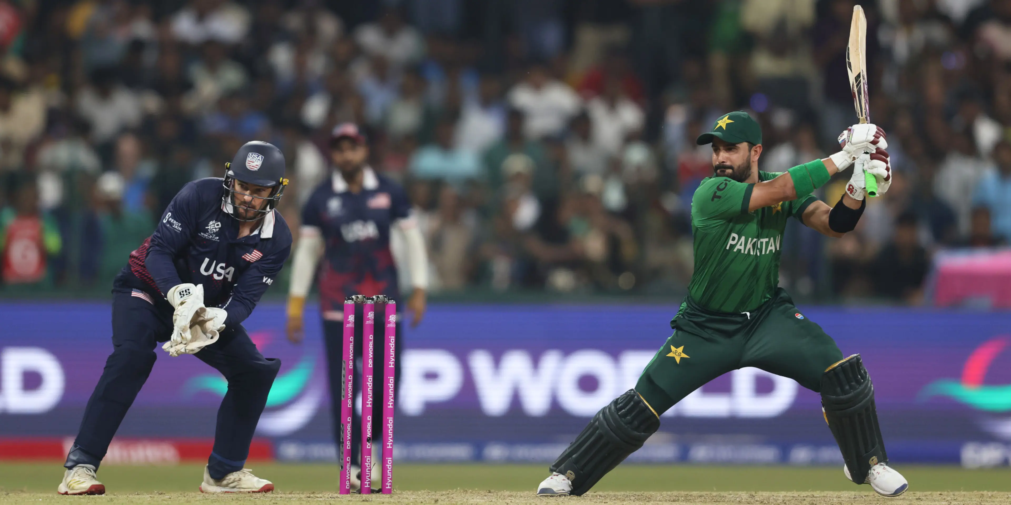 Farhan propels Pakistan to 190-9 against USA in T20 World Cup