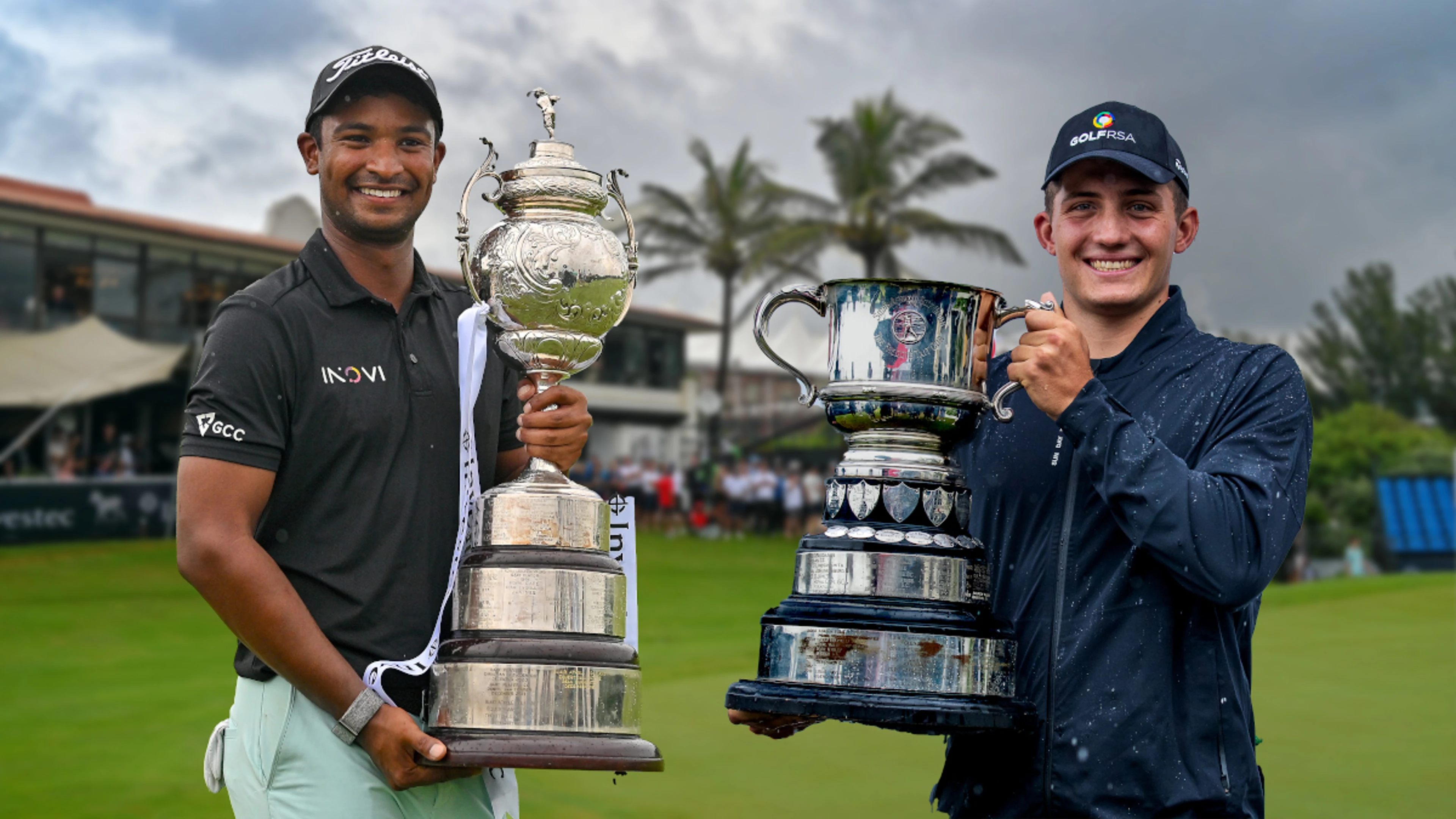 Mixed emotions for SA Open trophy winners Naidoo and Maas