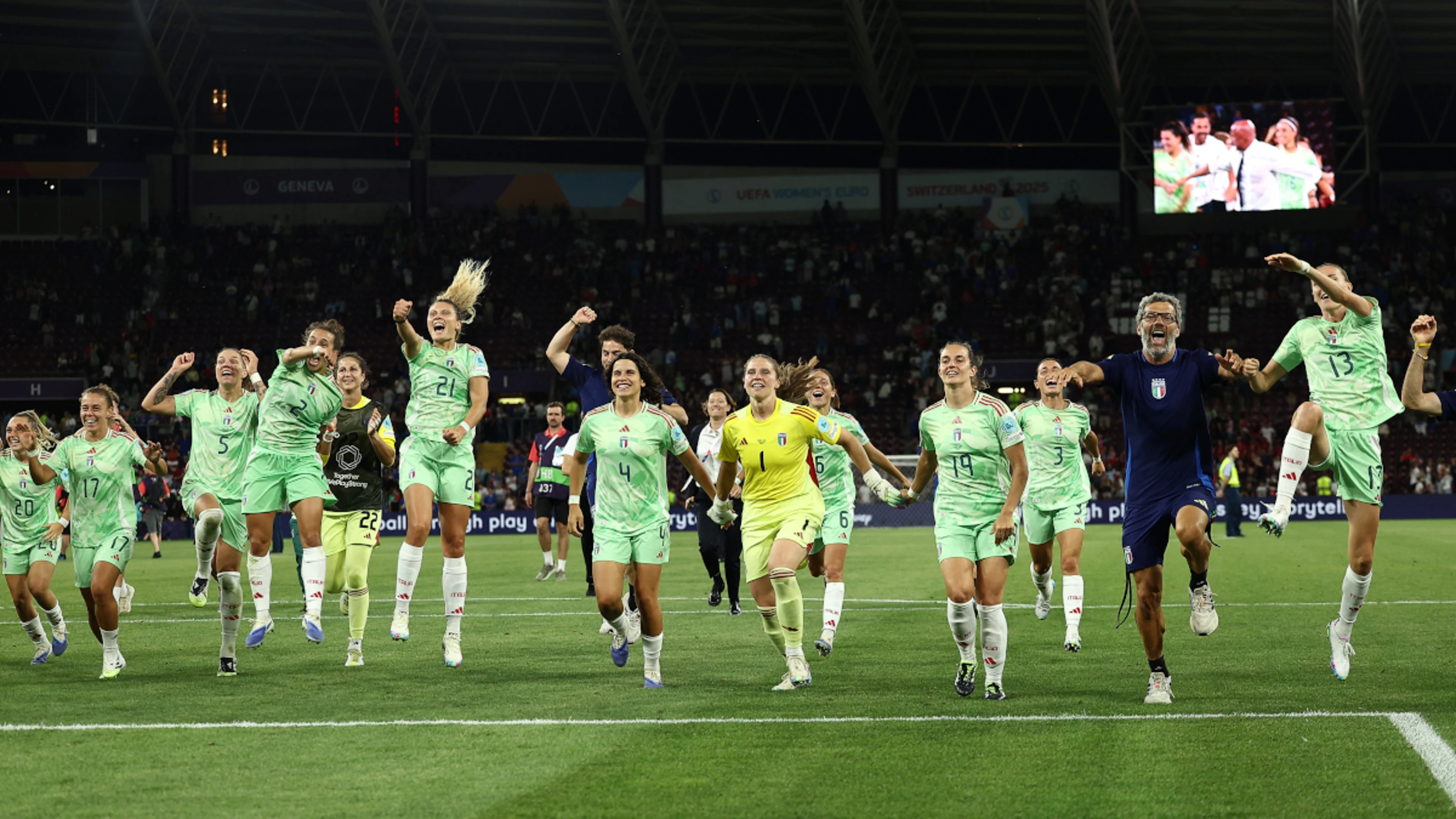 Soncin credits former Italy players for team's success at Euro 2025