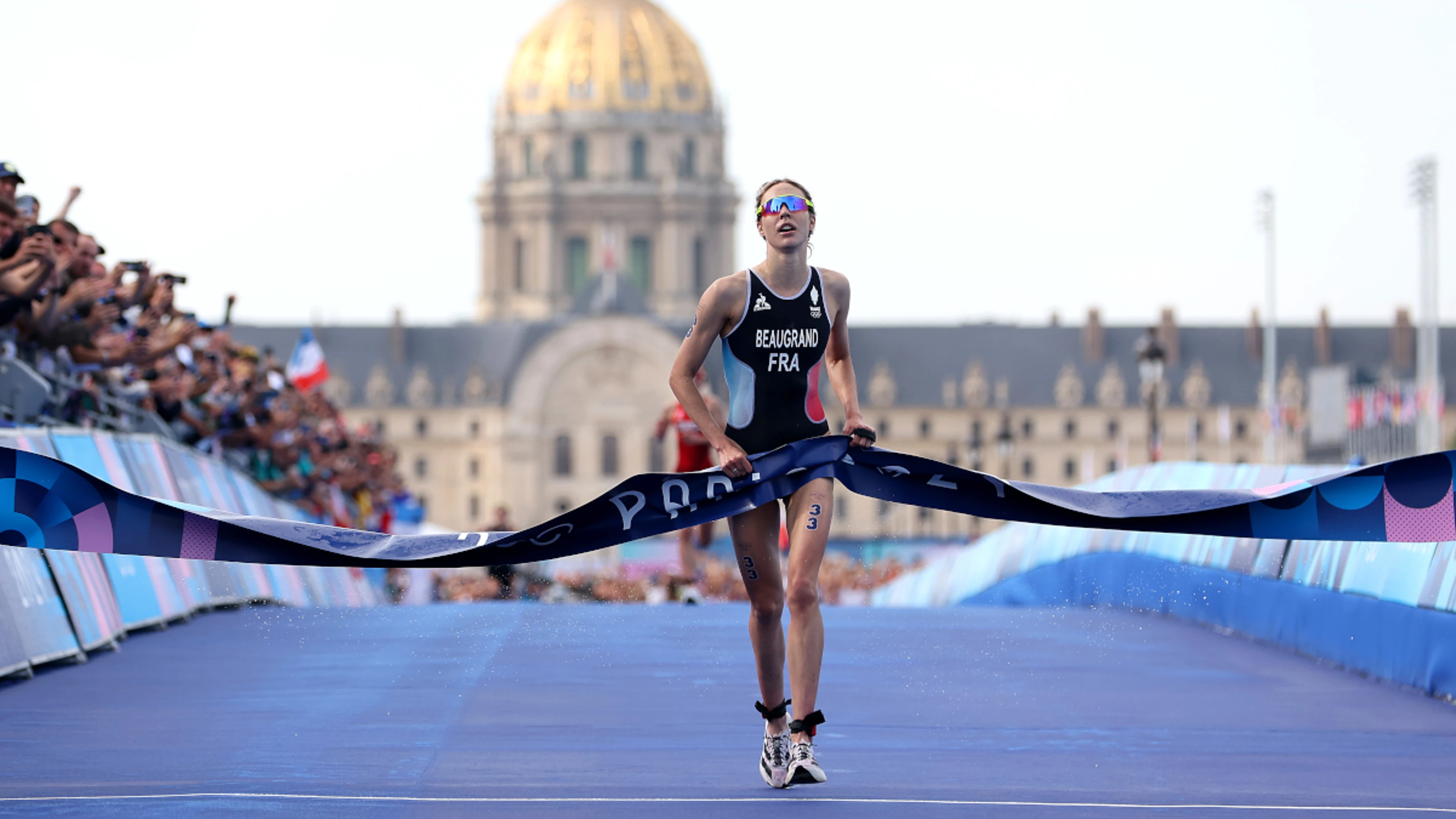 France's Beaugrand wins women's triathlon