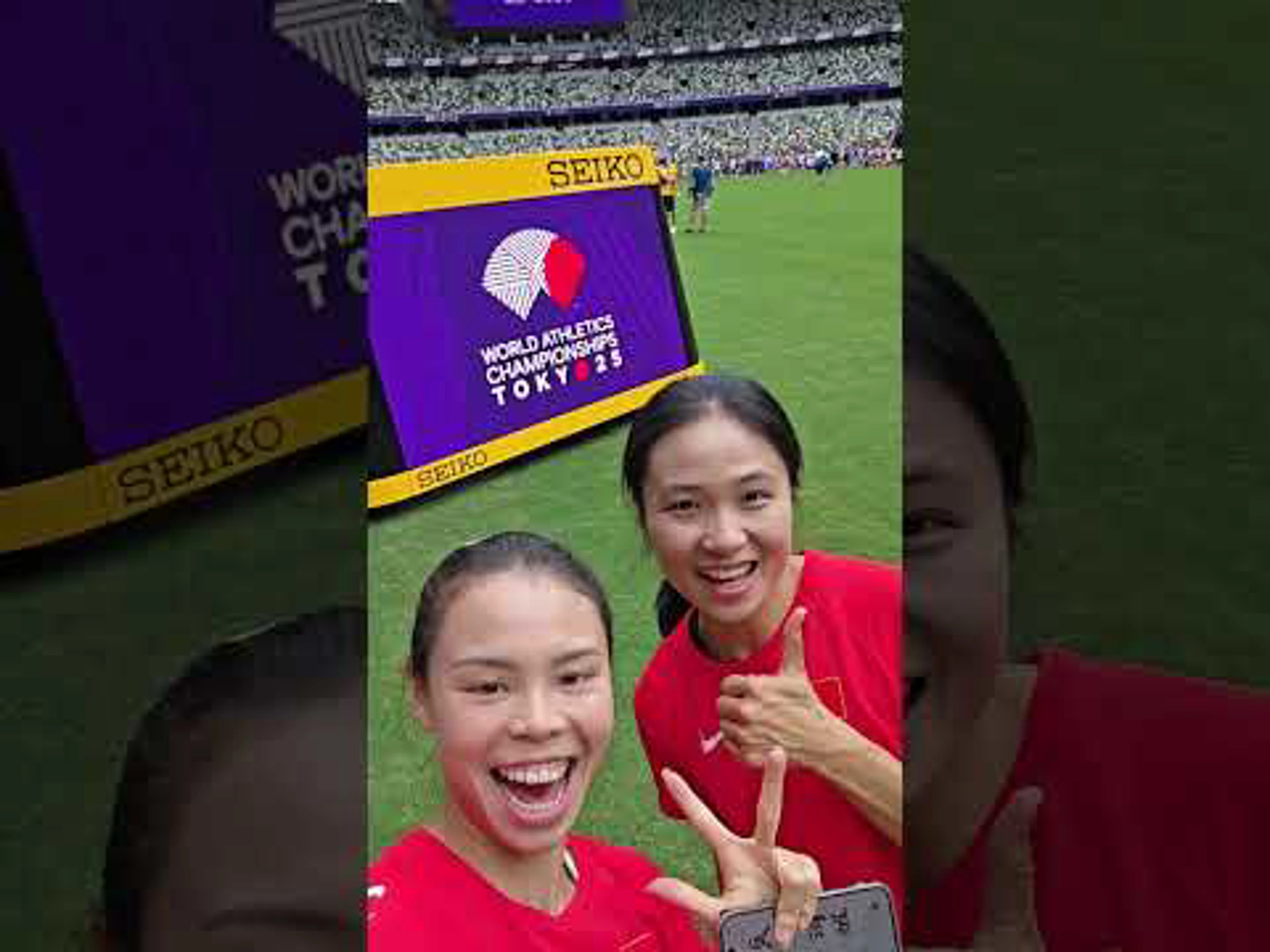 No context moments from World Championships warm-ups