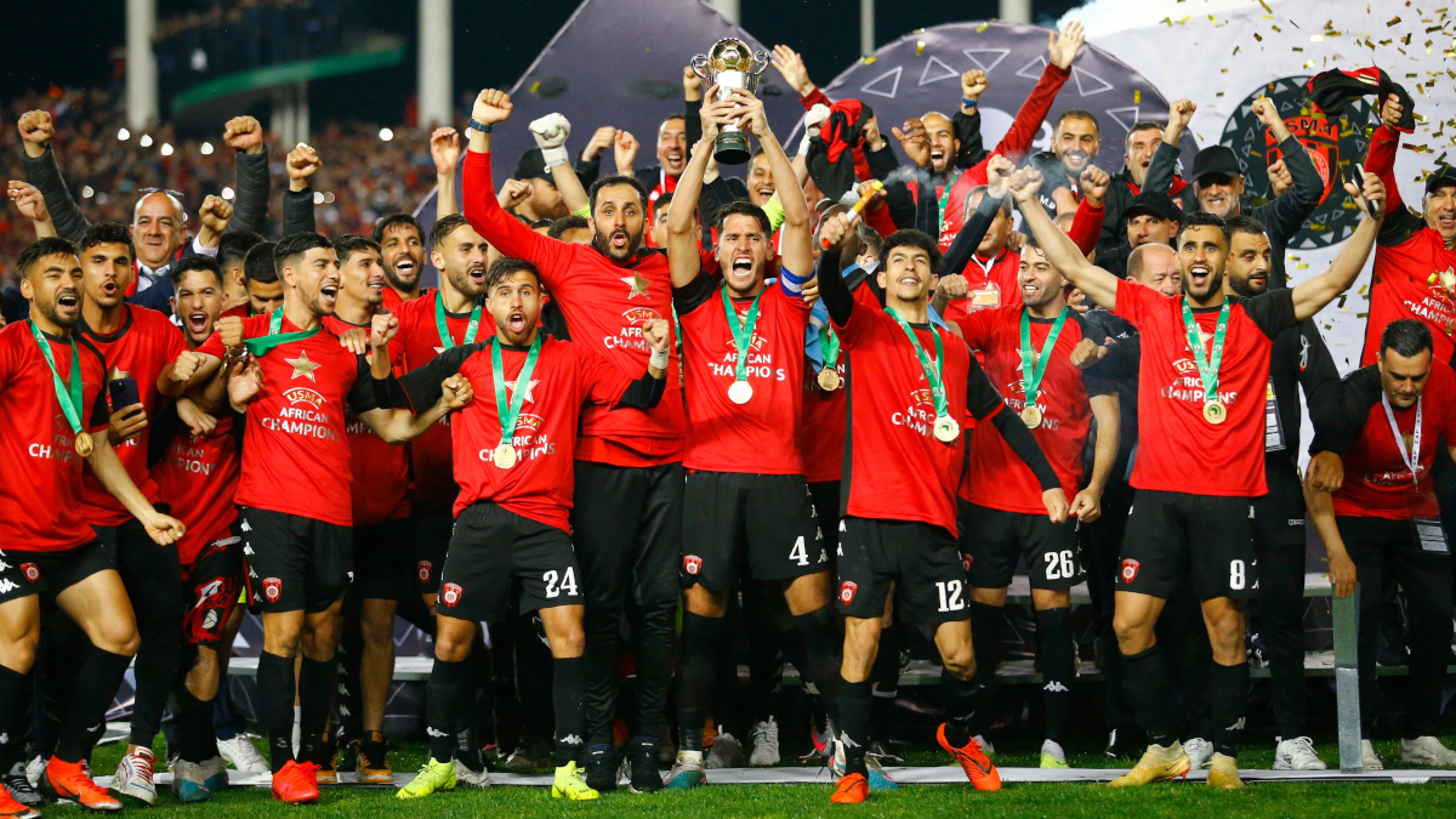 USM Alger claim Confederation Cup despite defeat