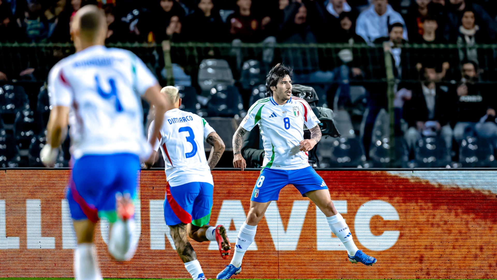 Tonali shoots Italy past Belgium and into Nations League quarterfinals