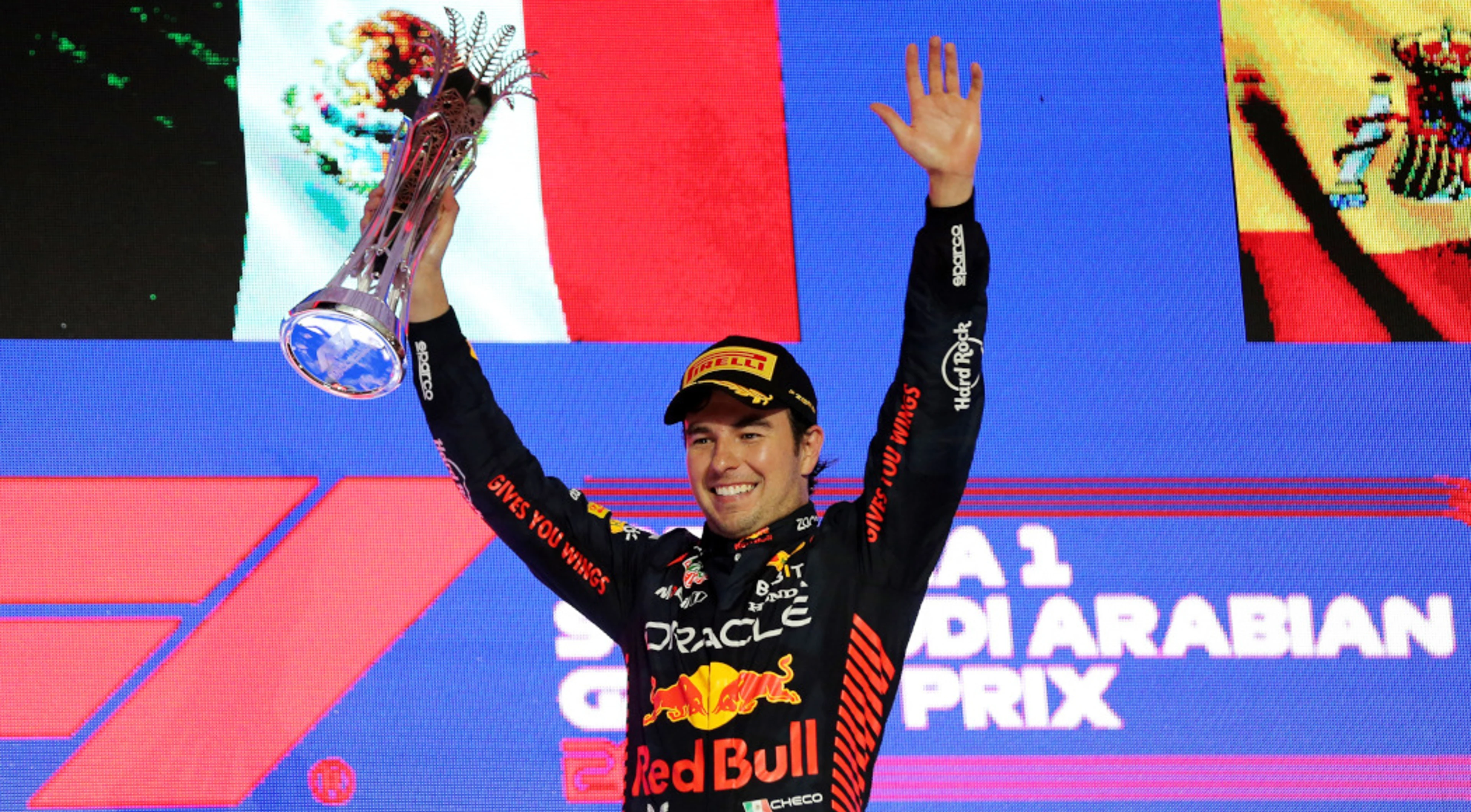 Perez wins Saudi GP as Verstappen goes from 15th to second