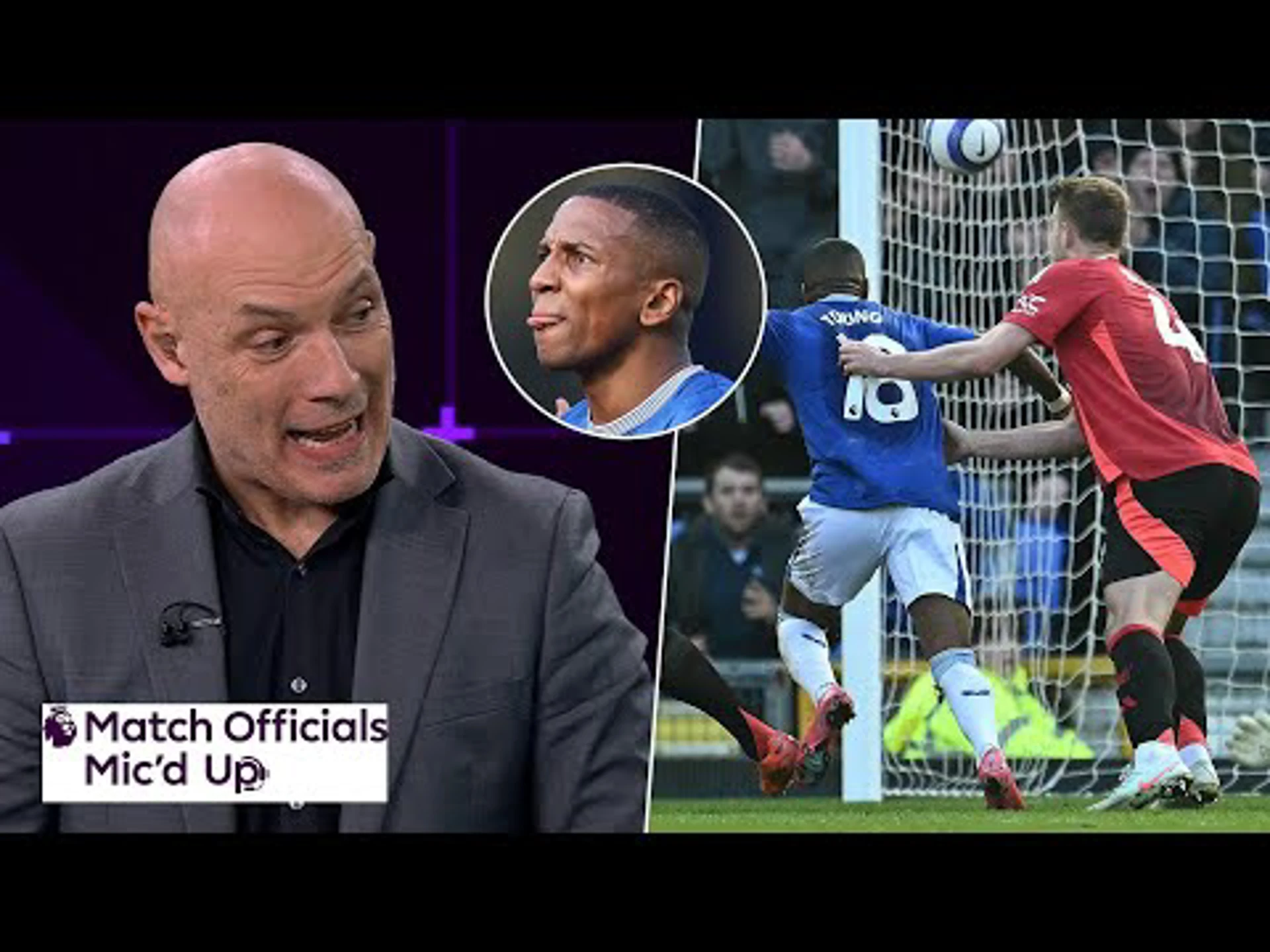 Everton's overturned penalty against Man United | Match Officials Mic'd Up | Premier League