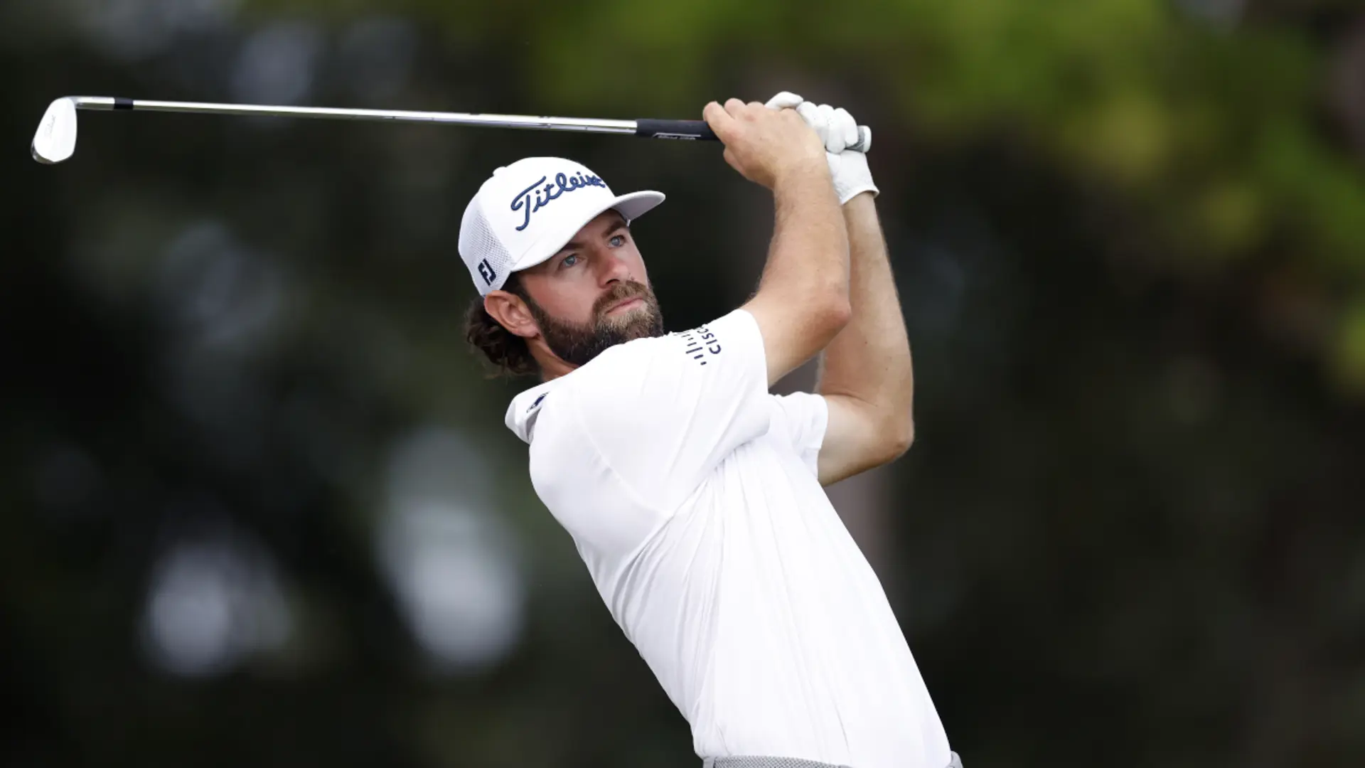 Cameron Young on top as Wyndham Championship halted by lightning