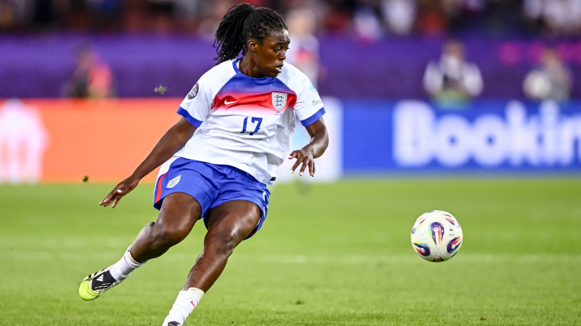 Young forward Agyemang hoping to help England take off at Euro 2025