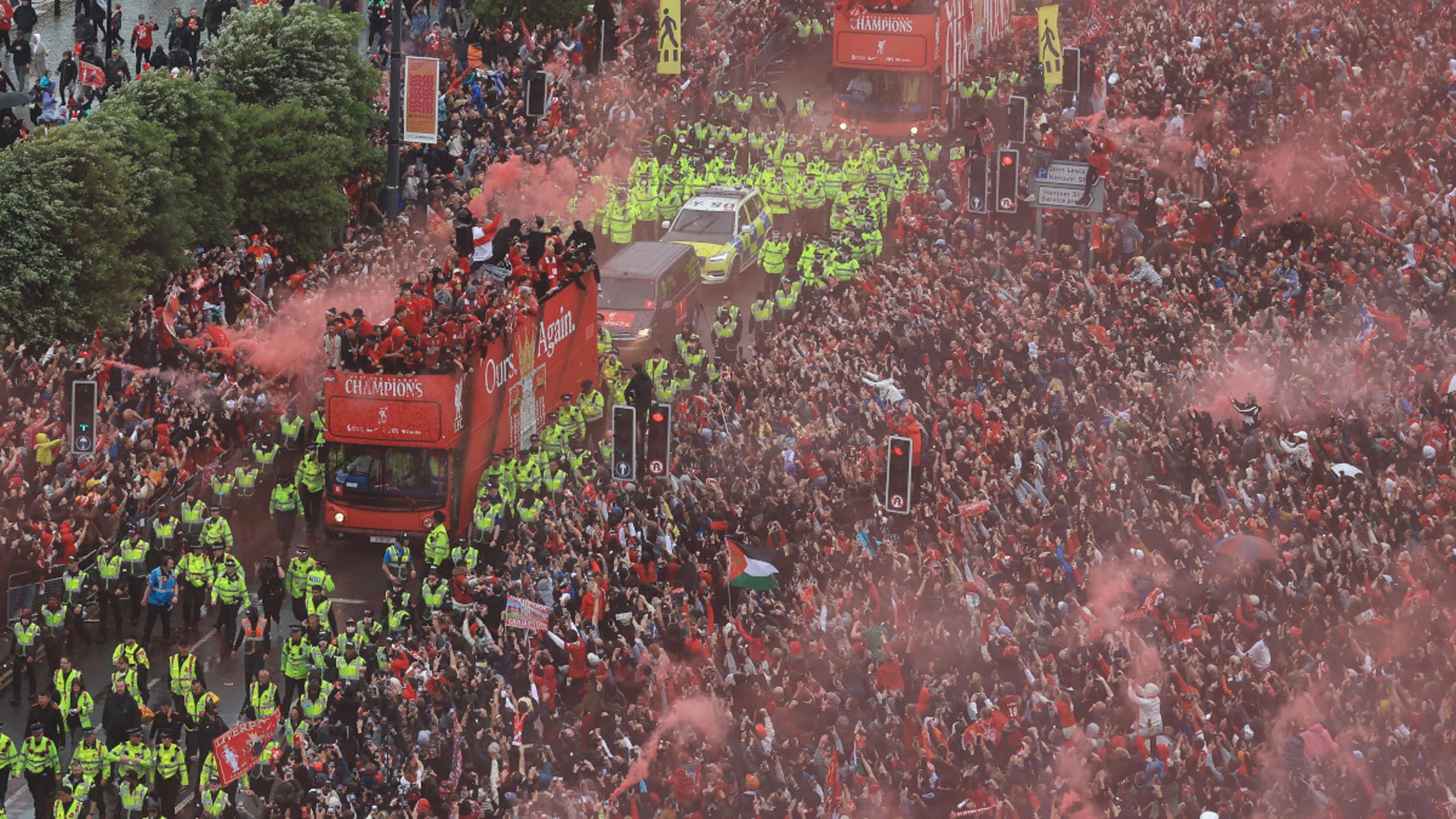 MAYOR: Four people injured in Liverpool parade crash 'very, very ill'