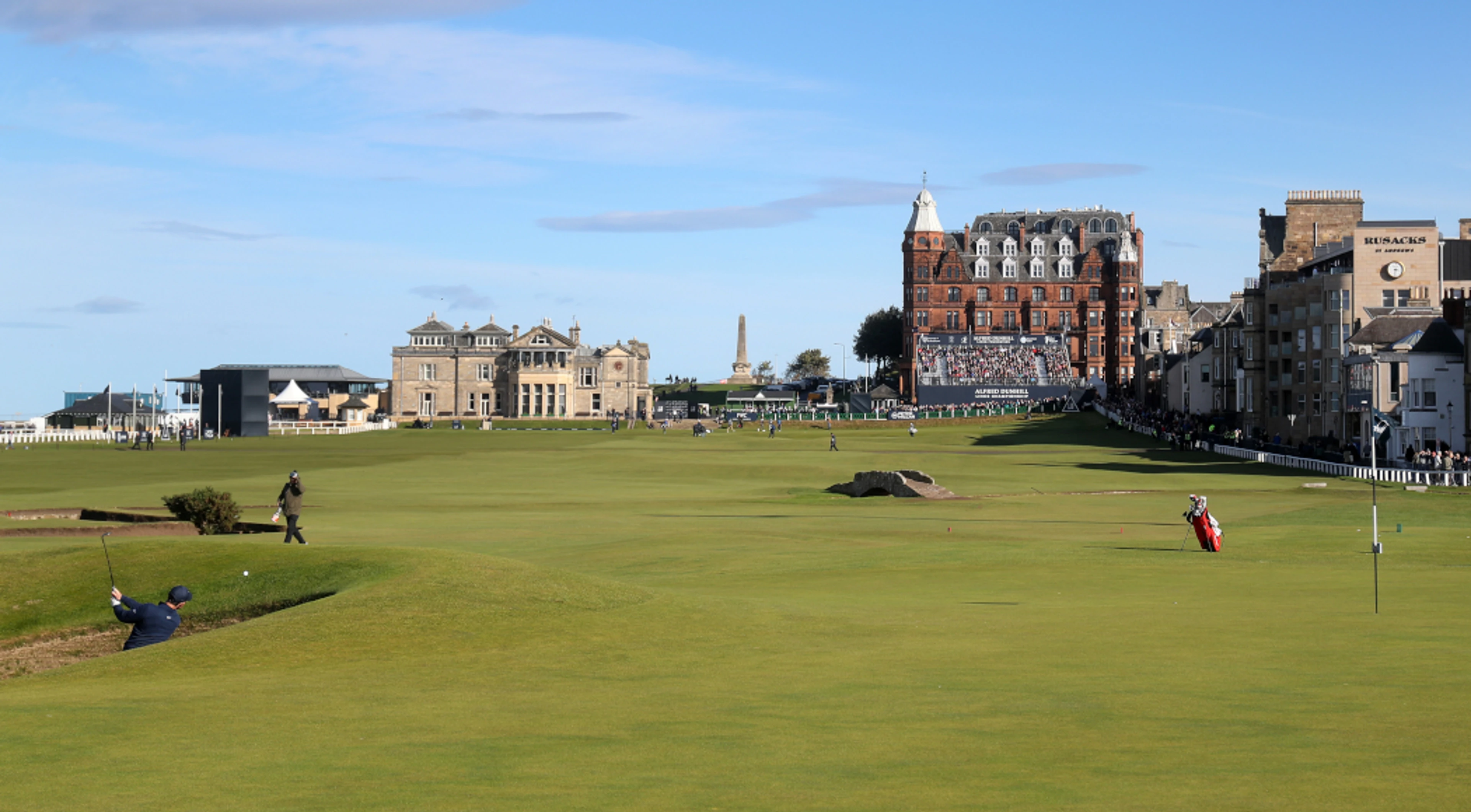St Andrews to dig up much-mocked 'DIY patio' by Swilcan Bridge