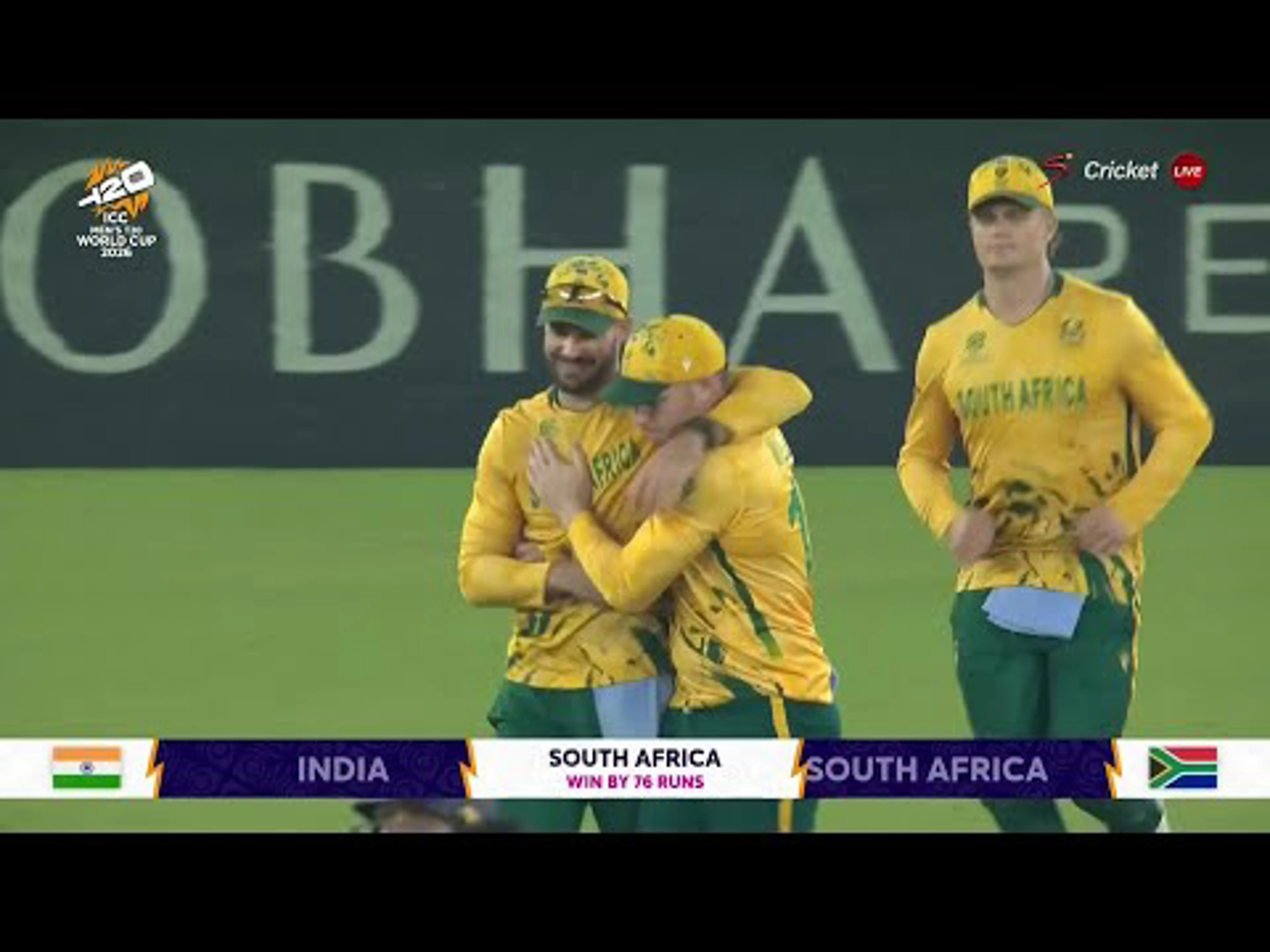 Marco Jansen 4 wickets | India v South Africa | ICC T20 World Cup Super 8 Group 1