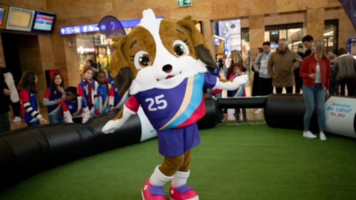 Swiss unveil Euro 2025 mascot Maddli | SuperSport