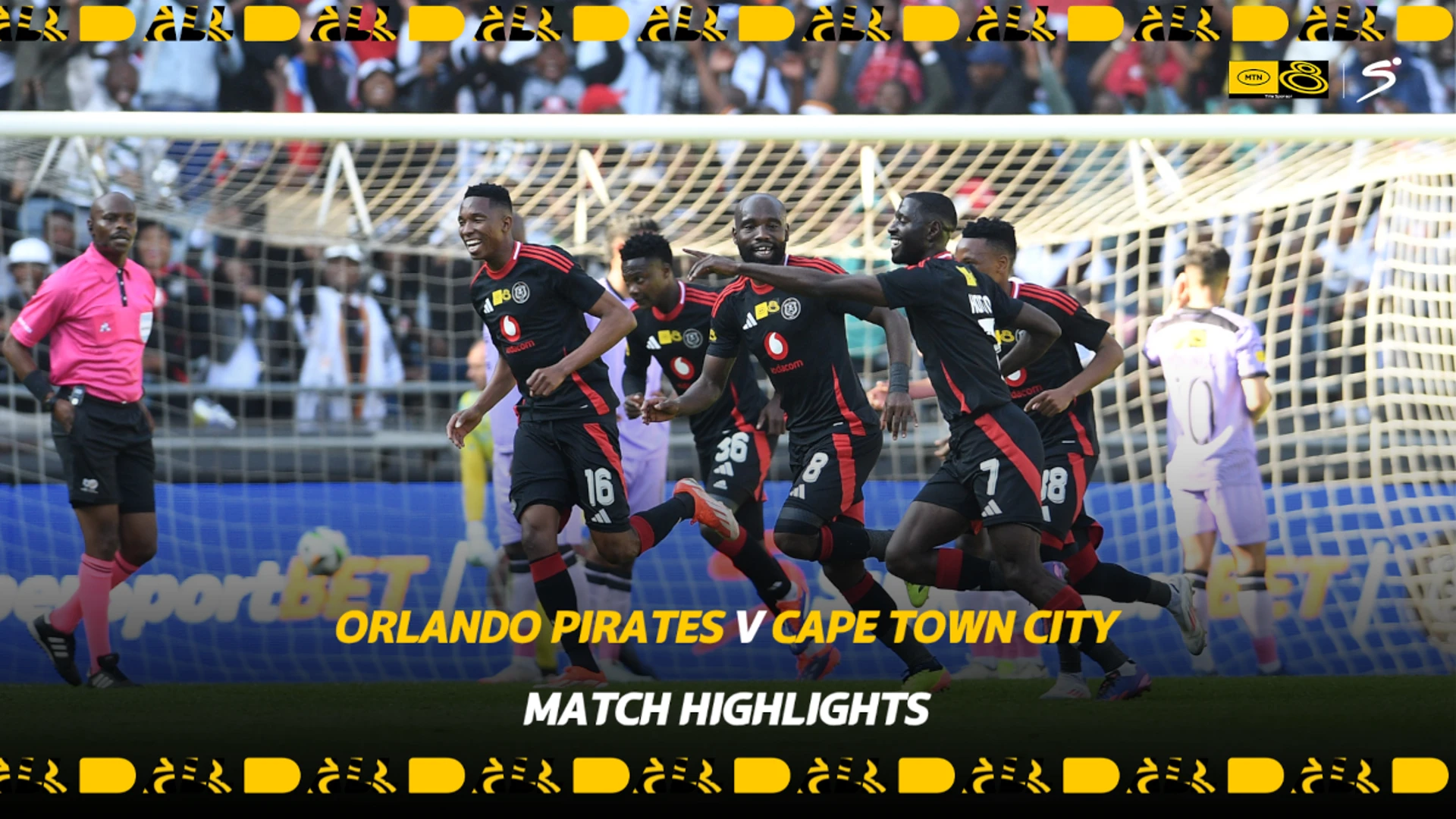 Orlando Pirates v Cape Town City | Match in 3 Minutes | MTN8 | 2nd Leg