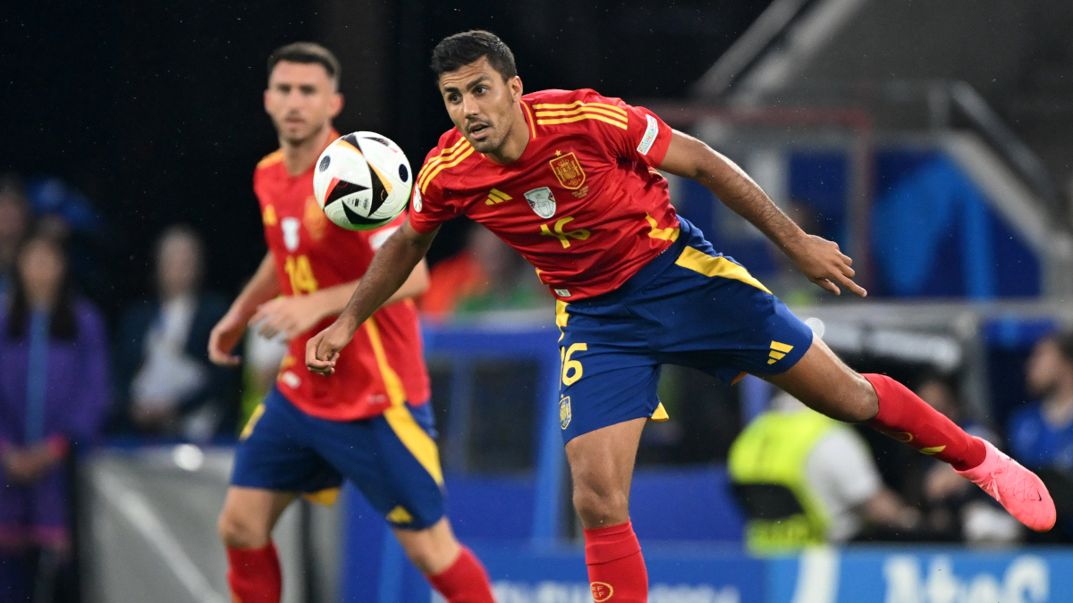 Reliable Rodri the rock behind Spain's sparkling Euros