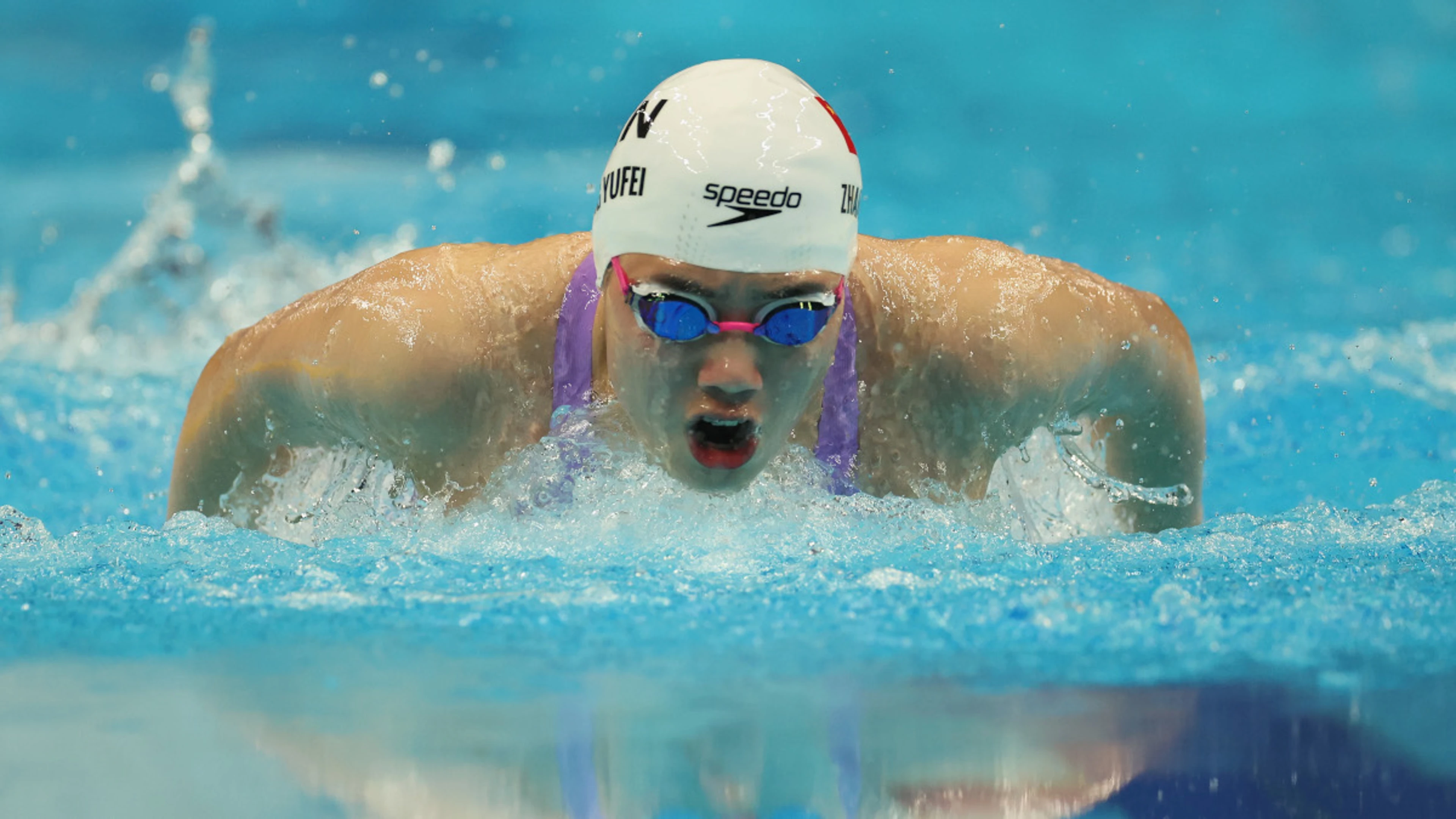 Zhang Yufei in world-class butterfly form at Asian Games