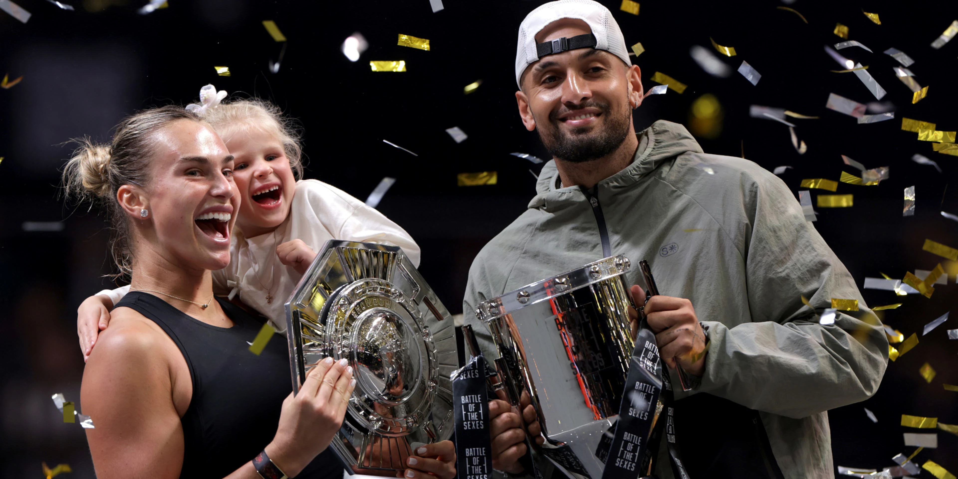 Sabalenka, Kyrgios see only positives from 'Battle of the Sexes' match