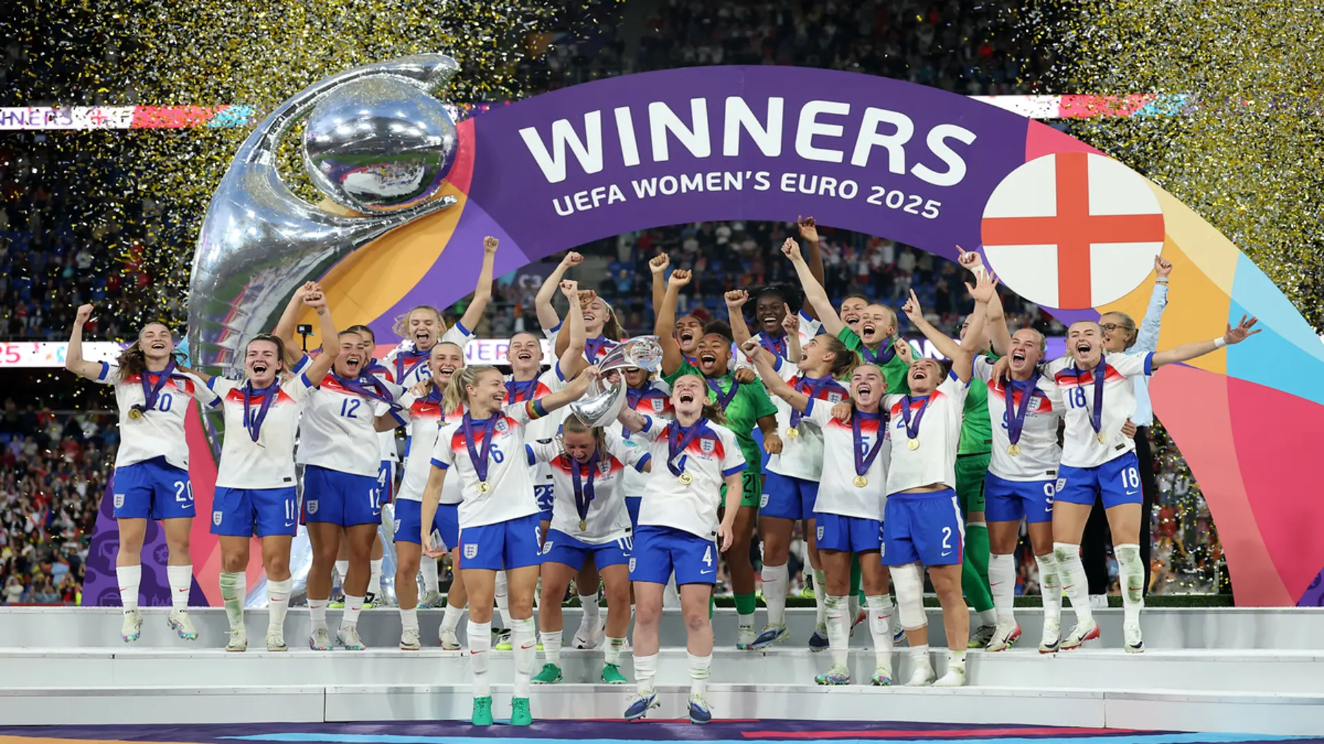 Defending champs England beat Spain on penalties to win Women's Euro 2025
