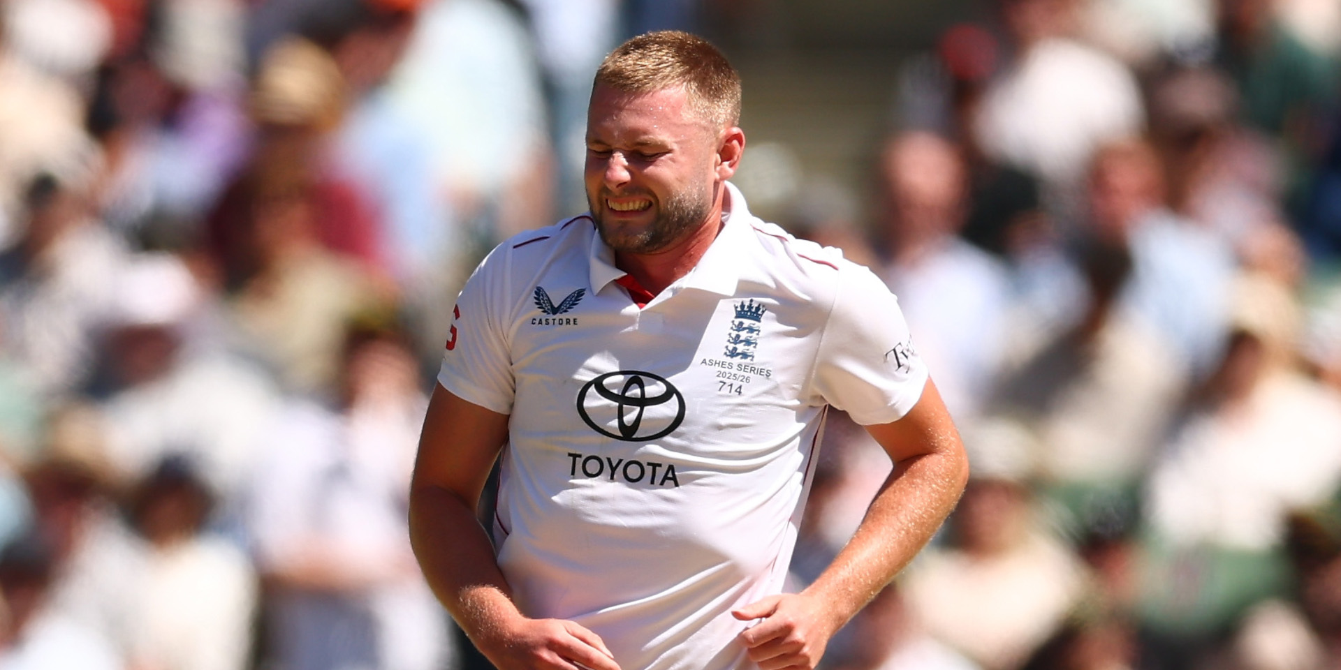 Injured England quick Atkinson out of 5th Ashes test