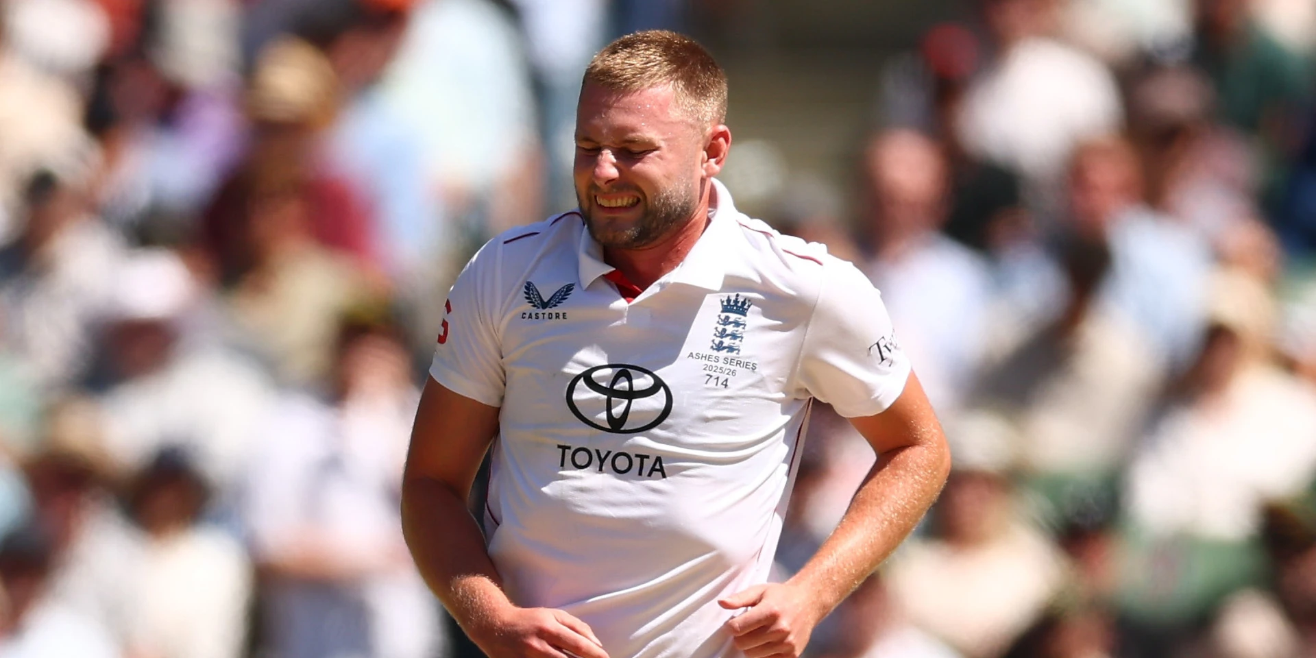 Injured England quick Atkinson out of 5th Ashes test