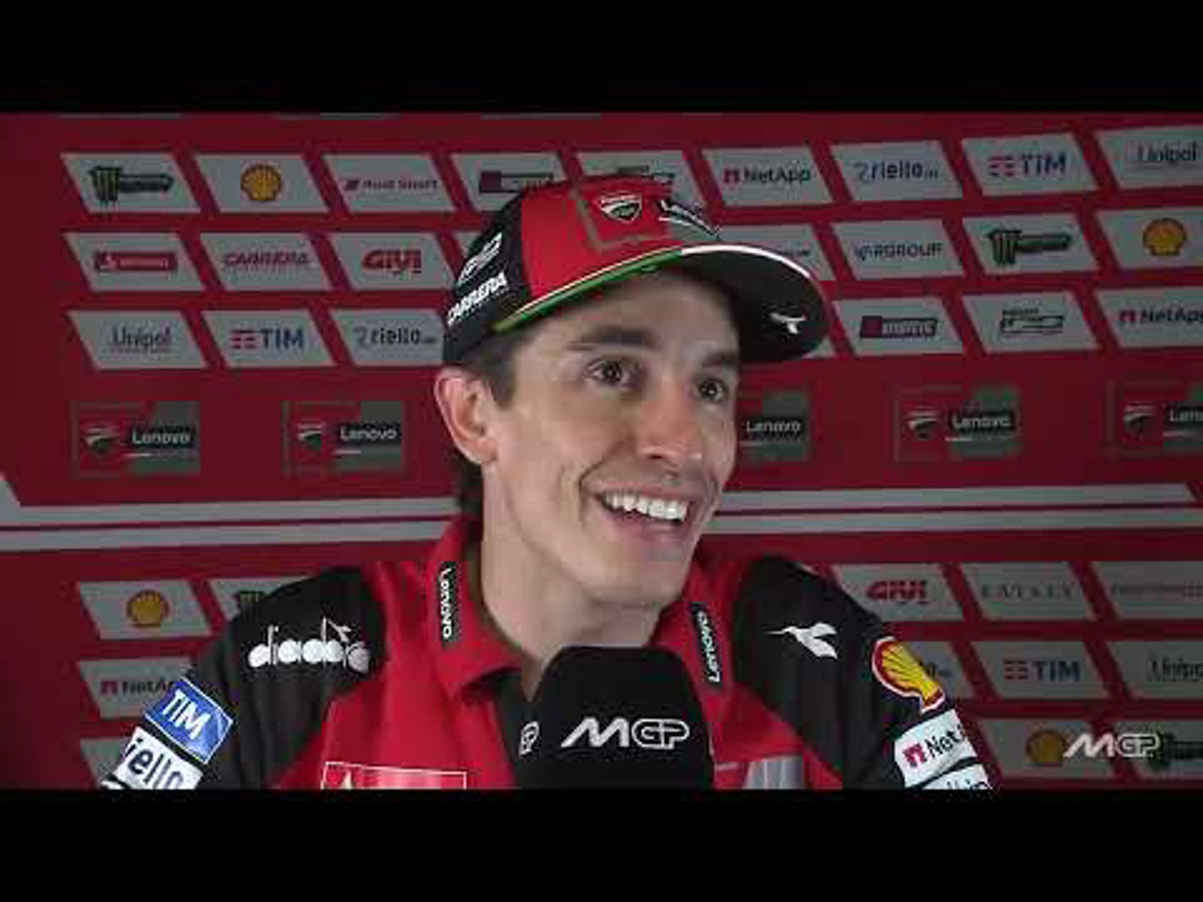 MotoGP | Marc Marquez reacts to damaged wheel