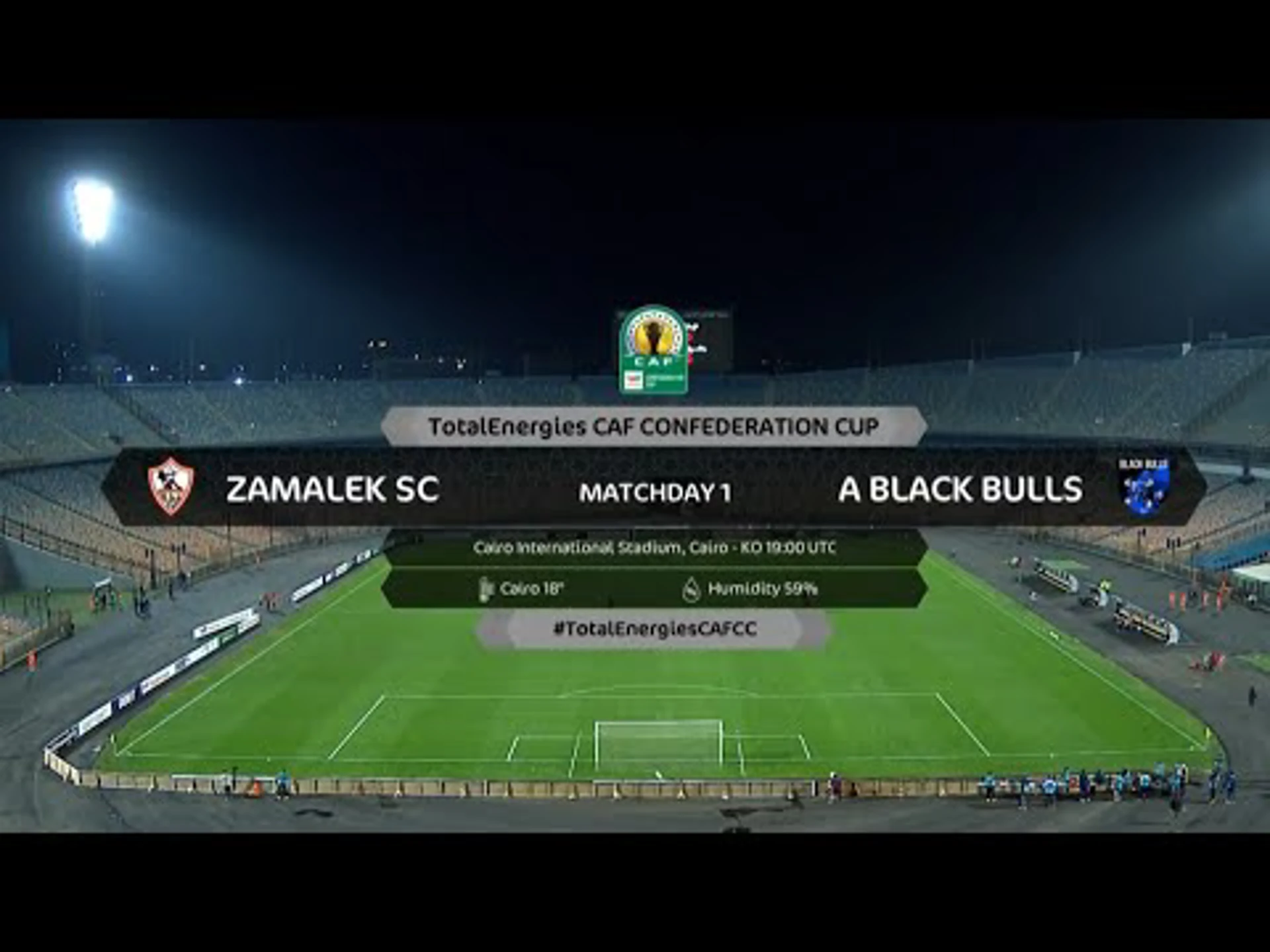 Zamalek SC v A Black Bulls | Match Highlights | CAF Conferderation Cup