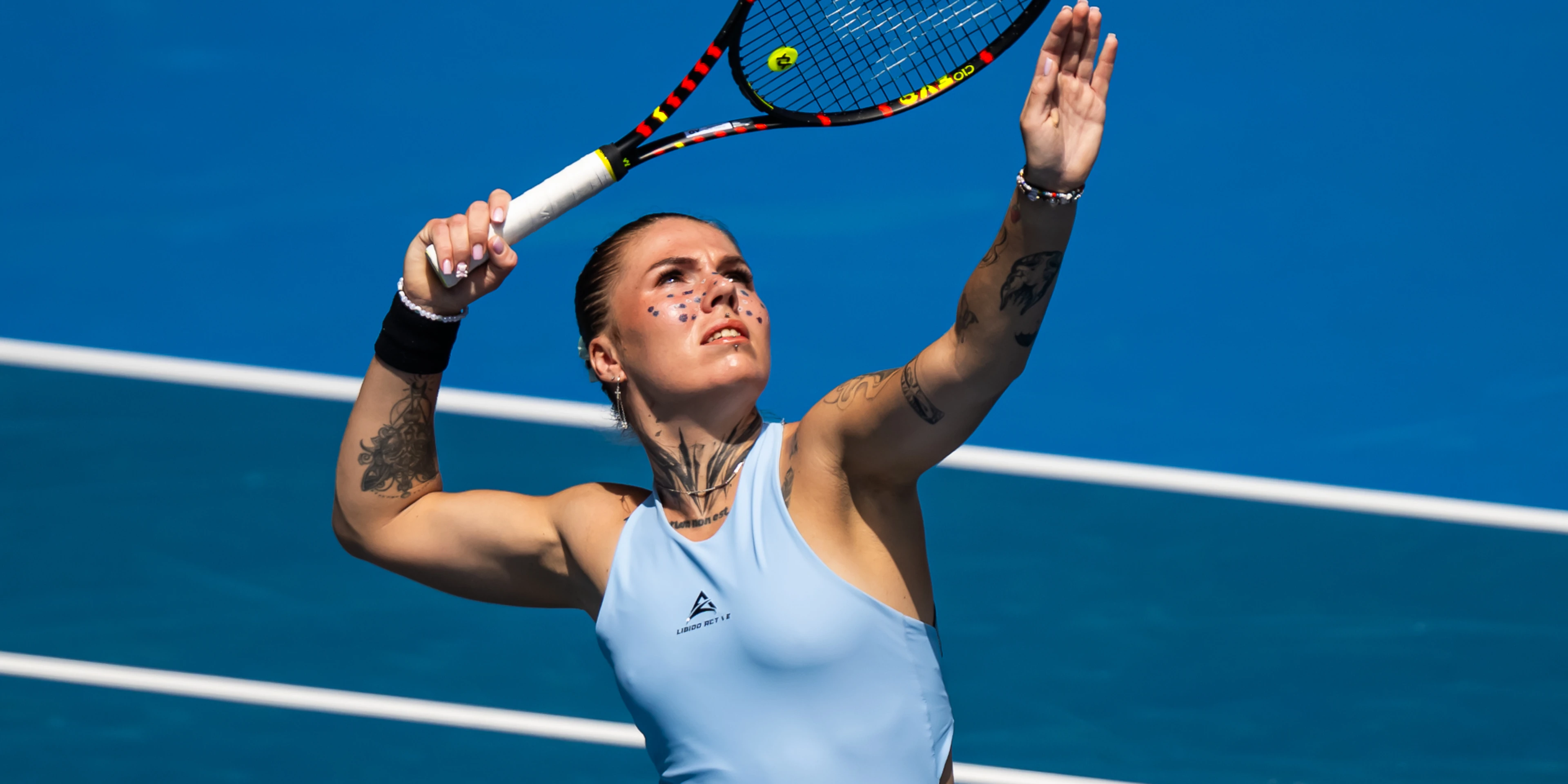 Ukraine's Oliynykova finds joy in Grand Slam debut despite first-round loss