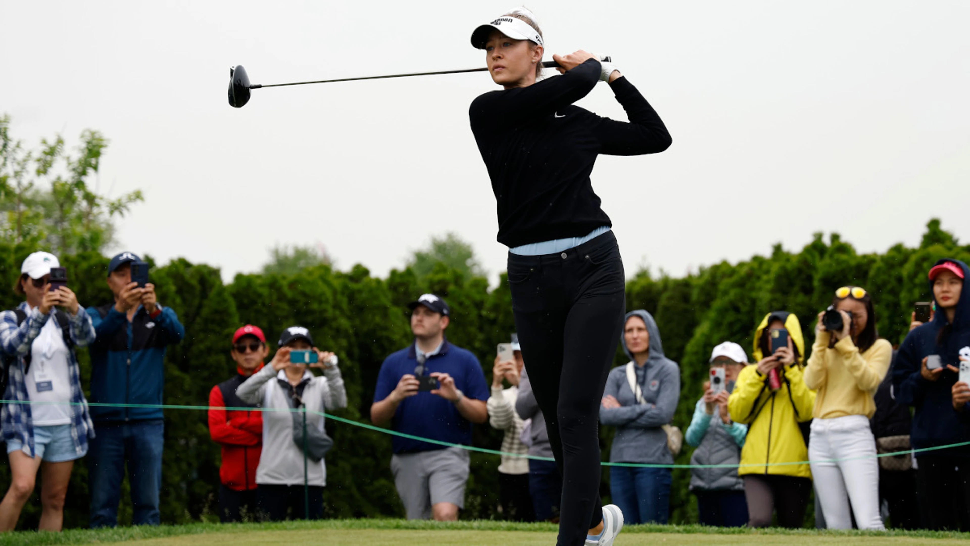 Top-ranked Korda takes LPGA lead at Liberty National