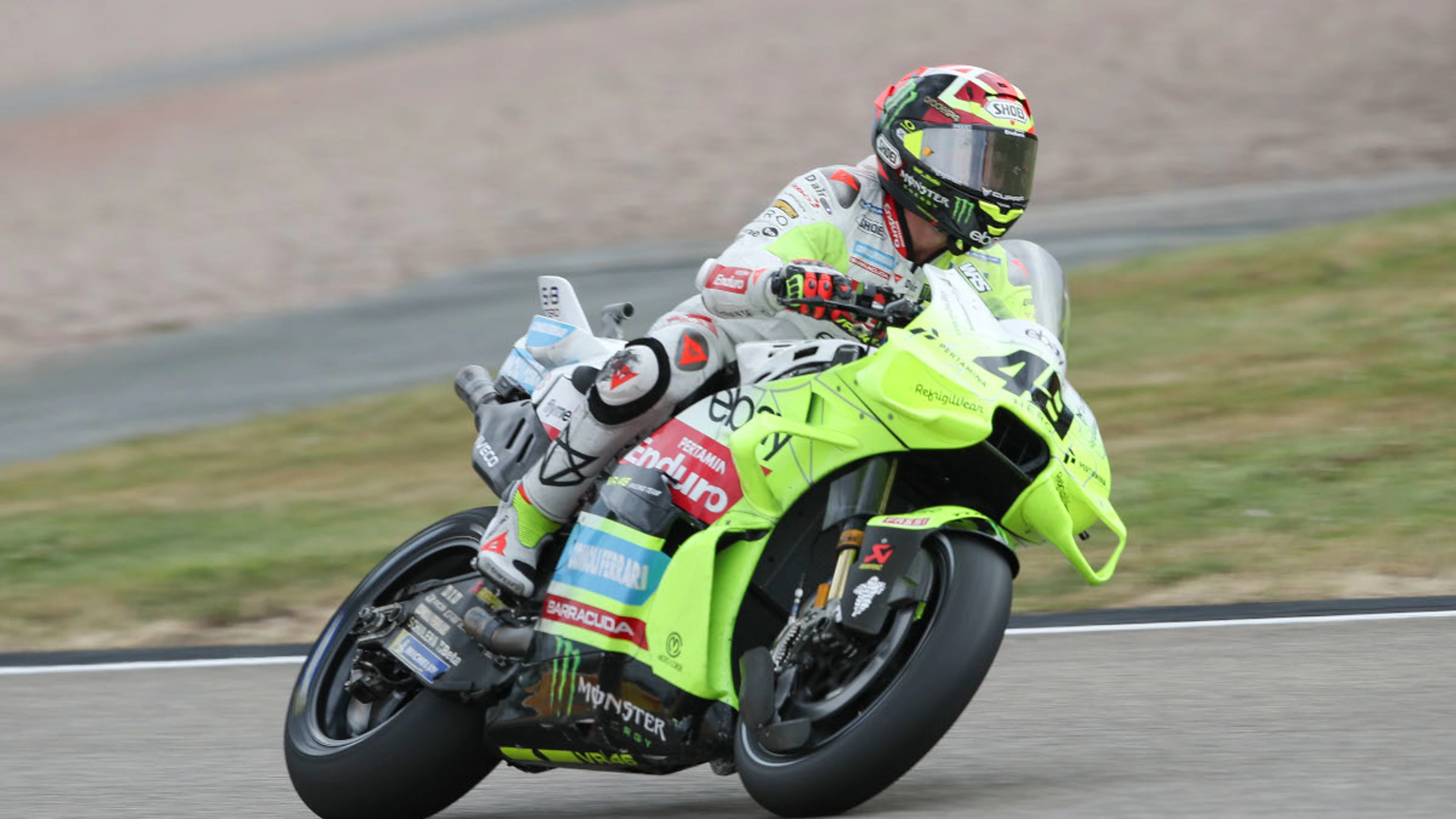 Di Giannantonio lowers track record in German MotoGP practice