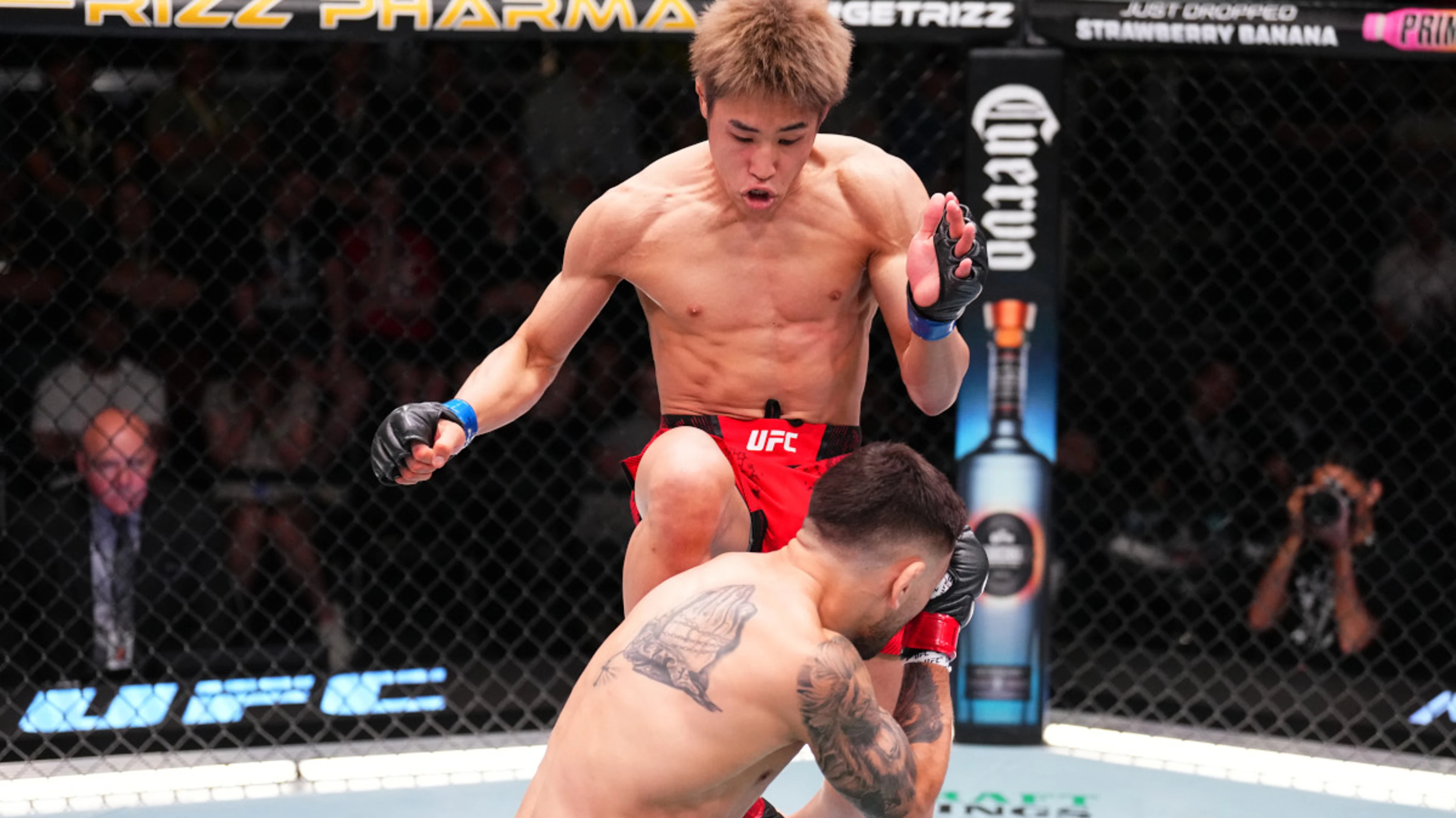 Taira remains unbeaten after knee-injury stoppage for Perez