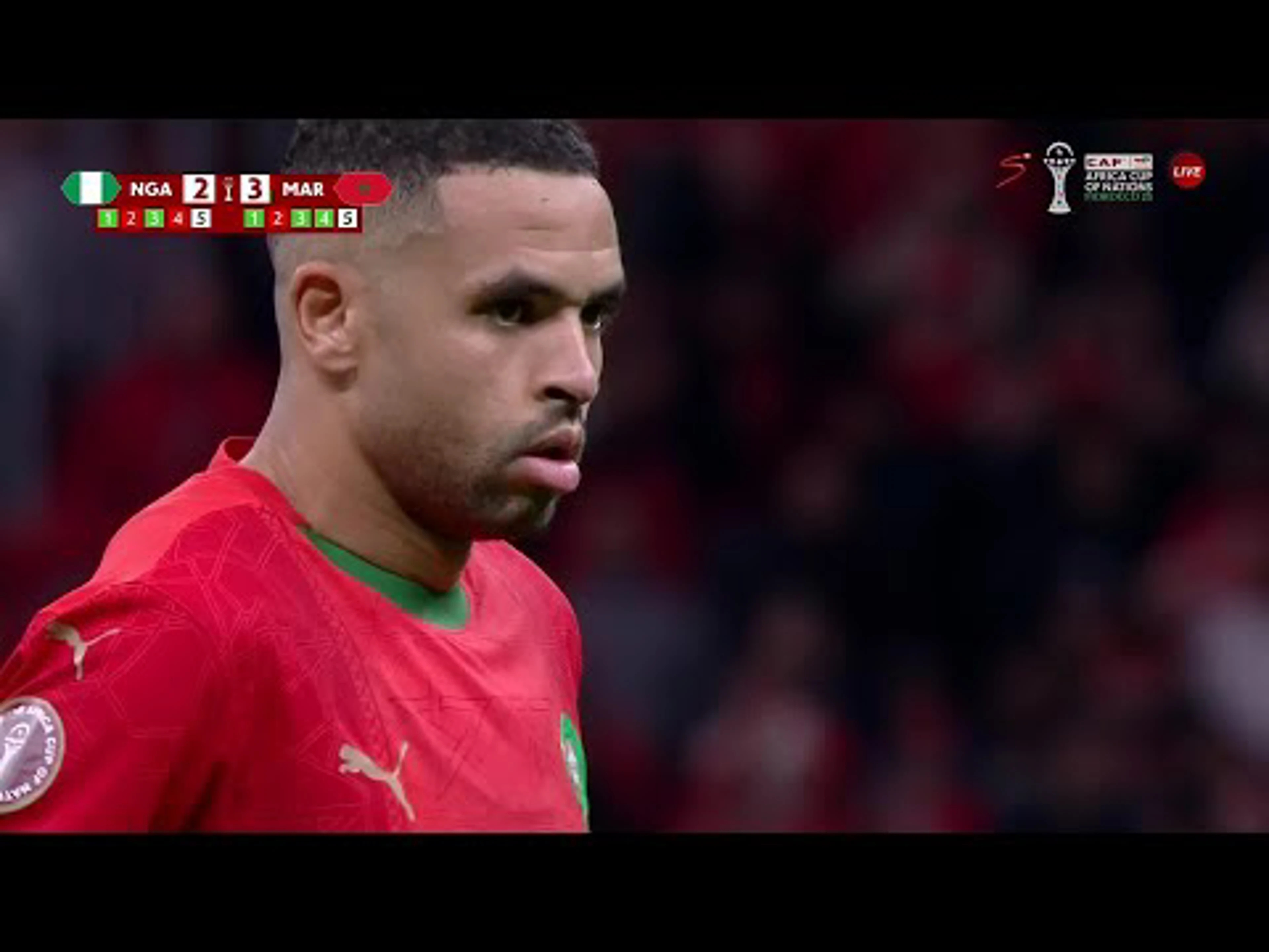Youssef En-Nesyri with an Spectacular Offensive Act vs. Nigeria