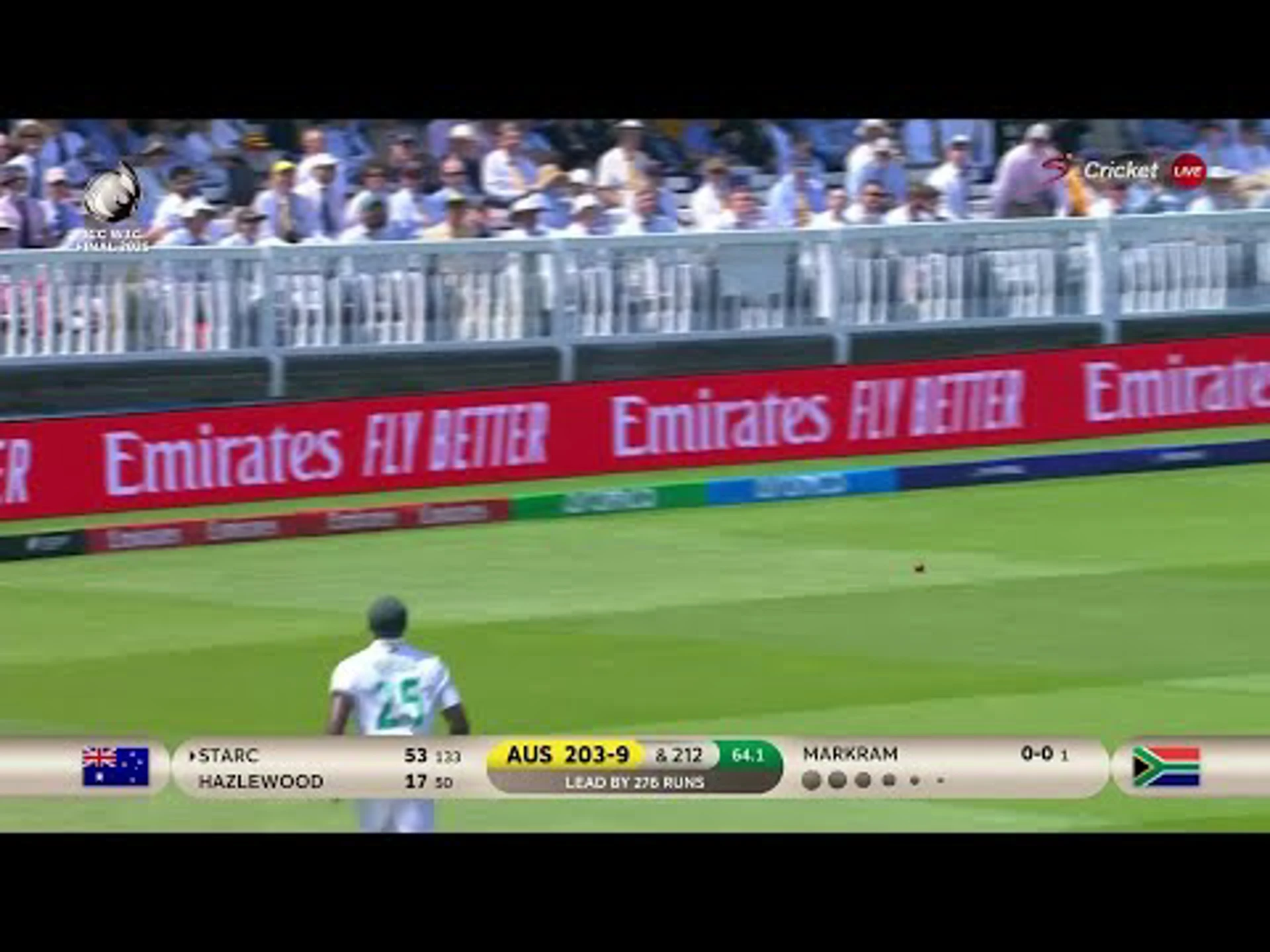 South Africa v Australia | Test | 3rd innings | Mitchell Starc 58