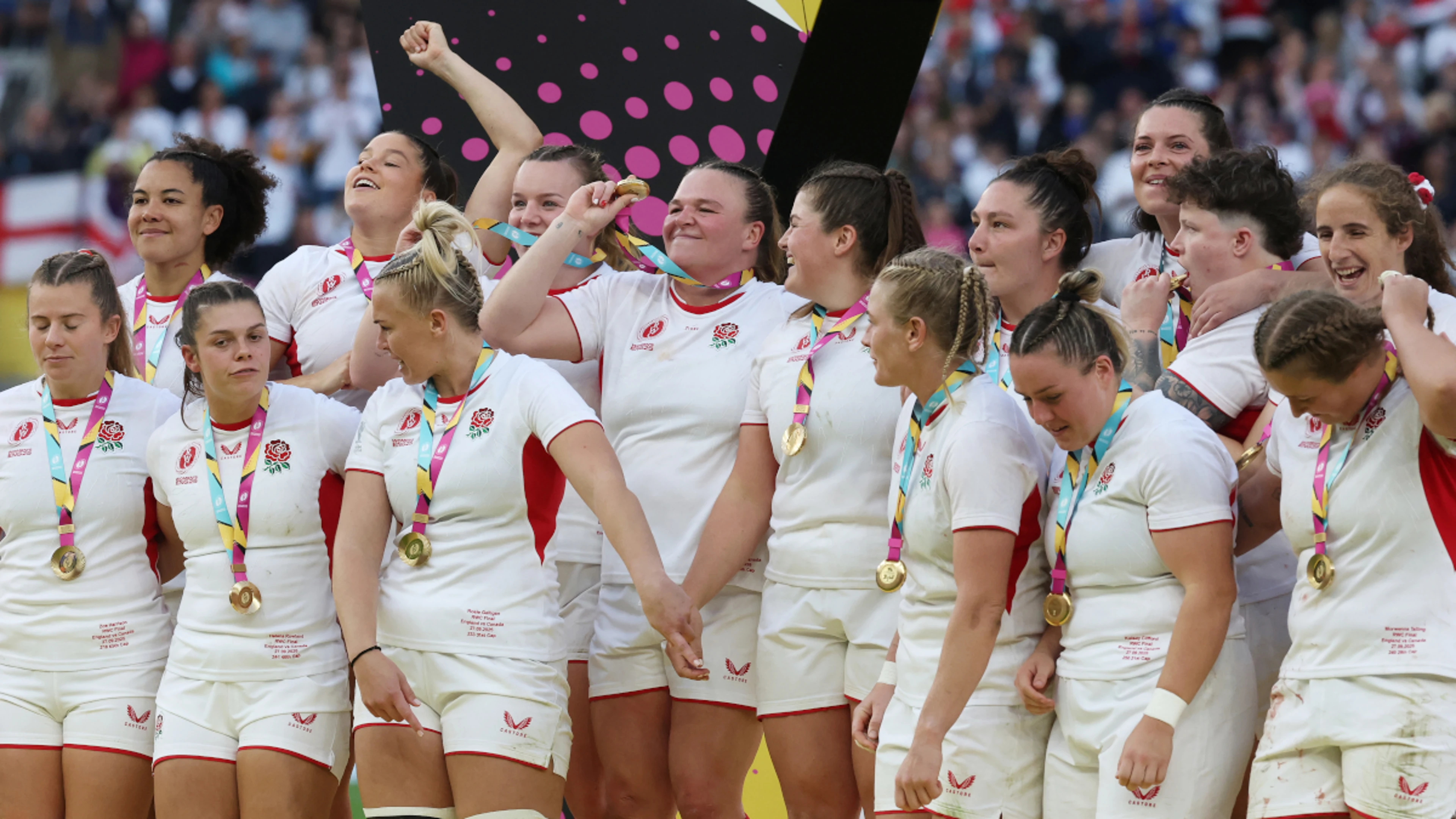 Matthews at the double as England beat Canada to win Women's Rugby World Cup