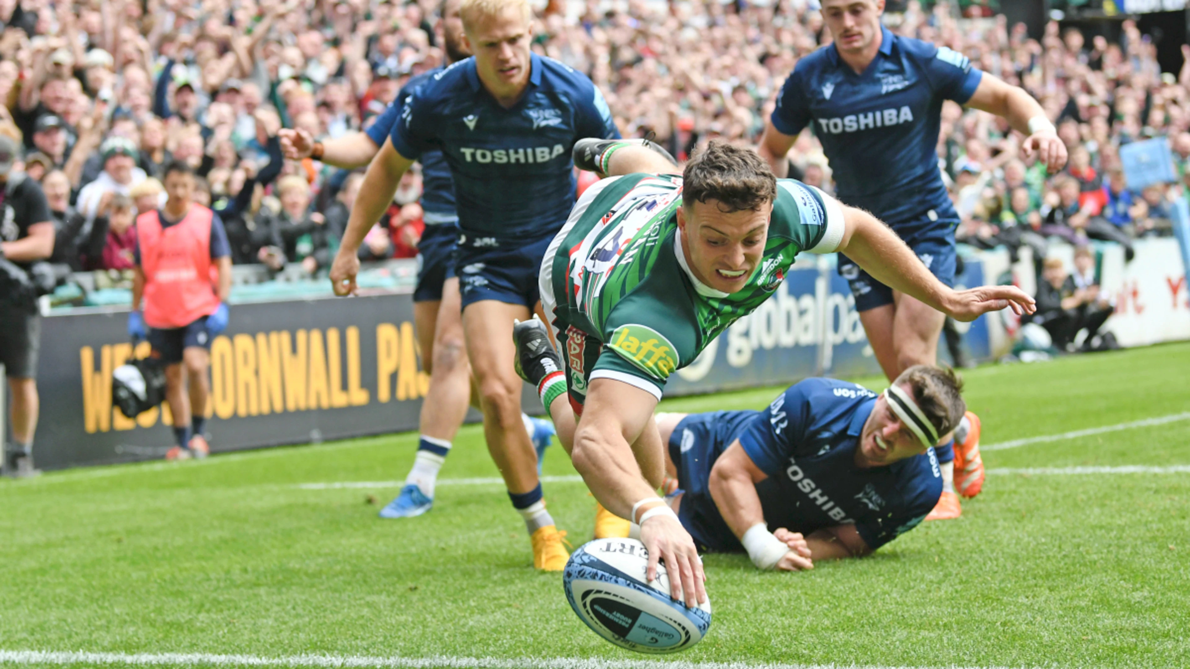 Radwan double leads Leicester into final with win over Sale