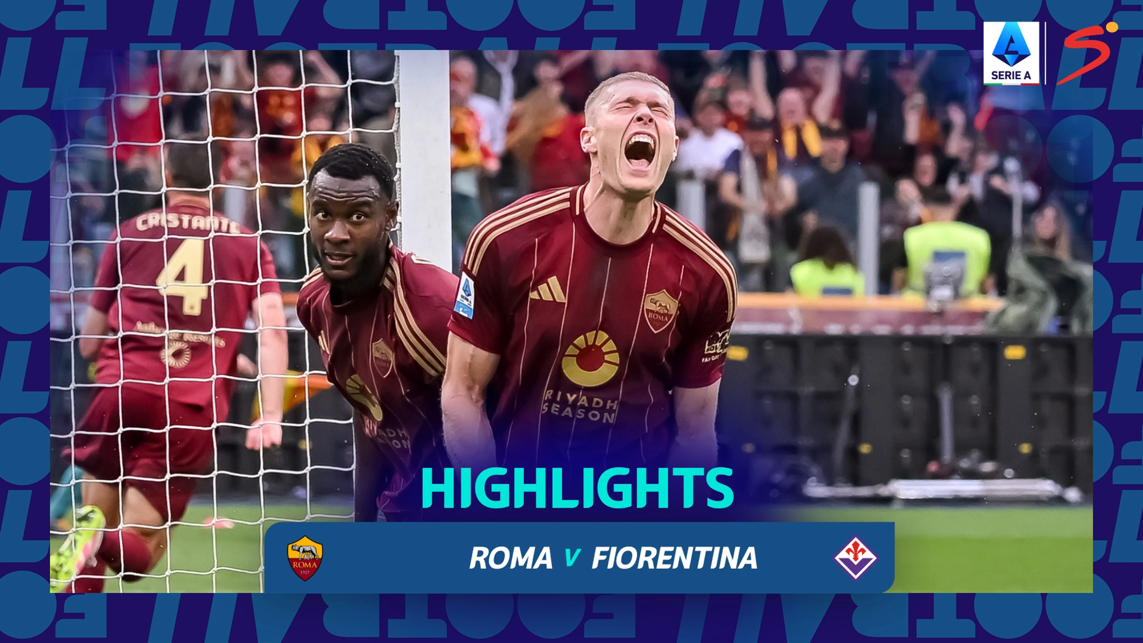Roma v Fiorentina | Match Highlights | Italian Serie A Matchday 35