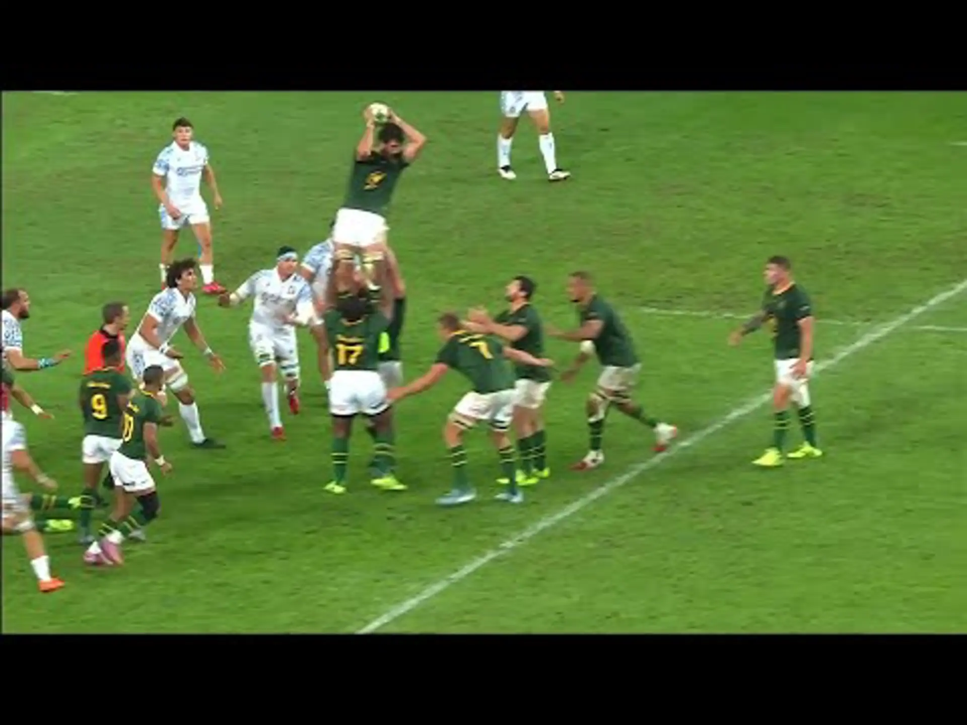 Final Whistle: Analyzing Springboks Lineouts In The Middle Of The Field