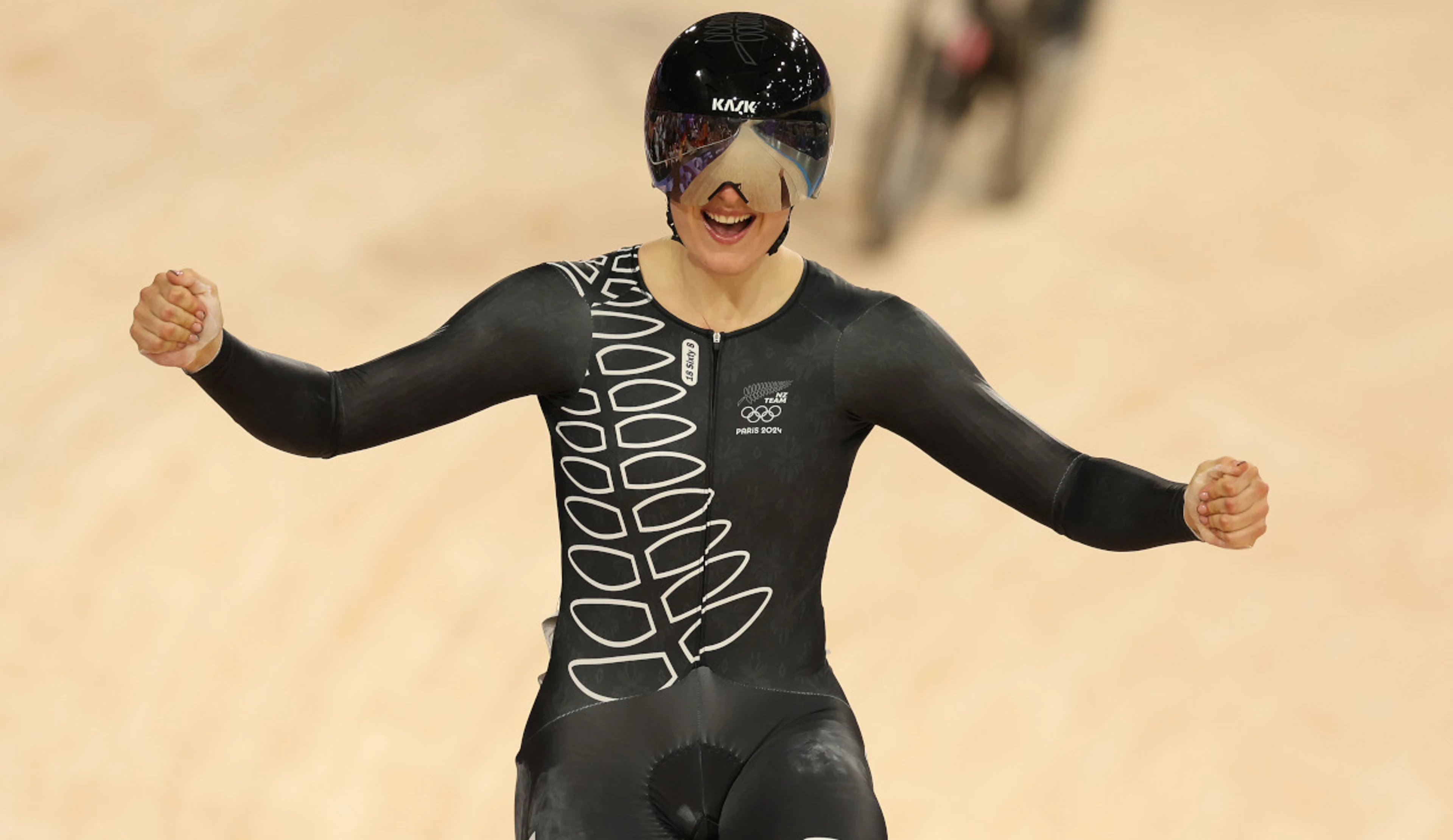 New Zealand's Ellesse Andrews wins track sprint gold
